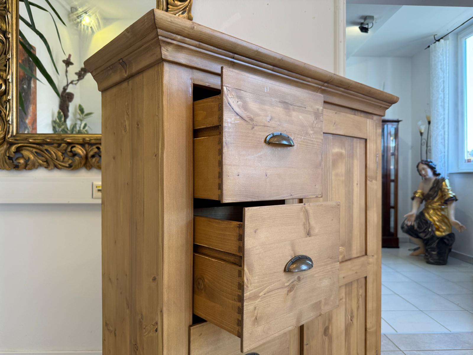 Brotschrank Almerschrank Speiskasten Bauernkasten Naturholzschrank  G2178