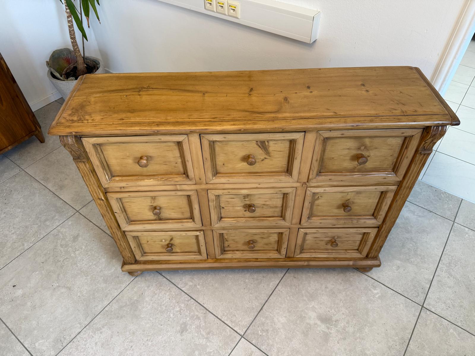 Bäuerliche Kommode 9 Ladenkommode Landhausmöbel Weichholzmöbel G1938