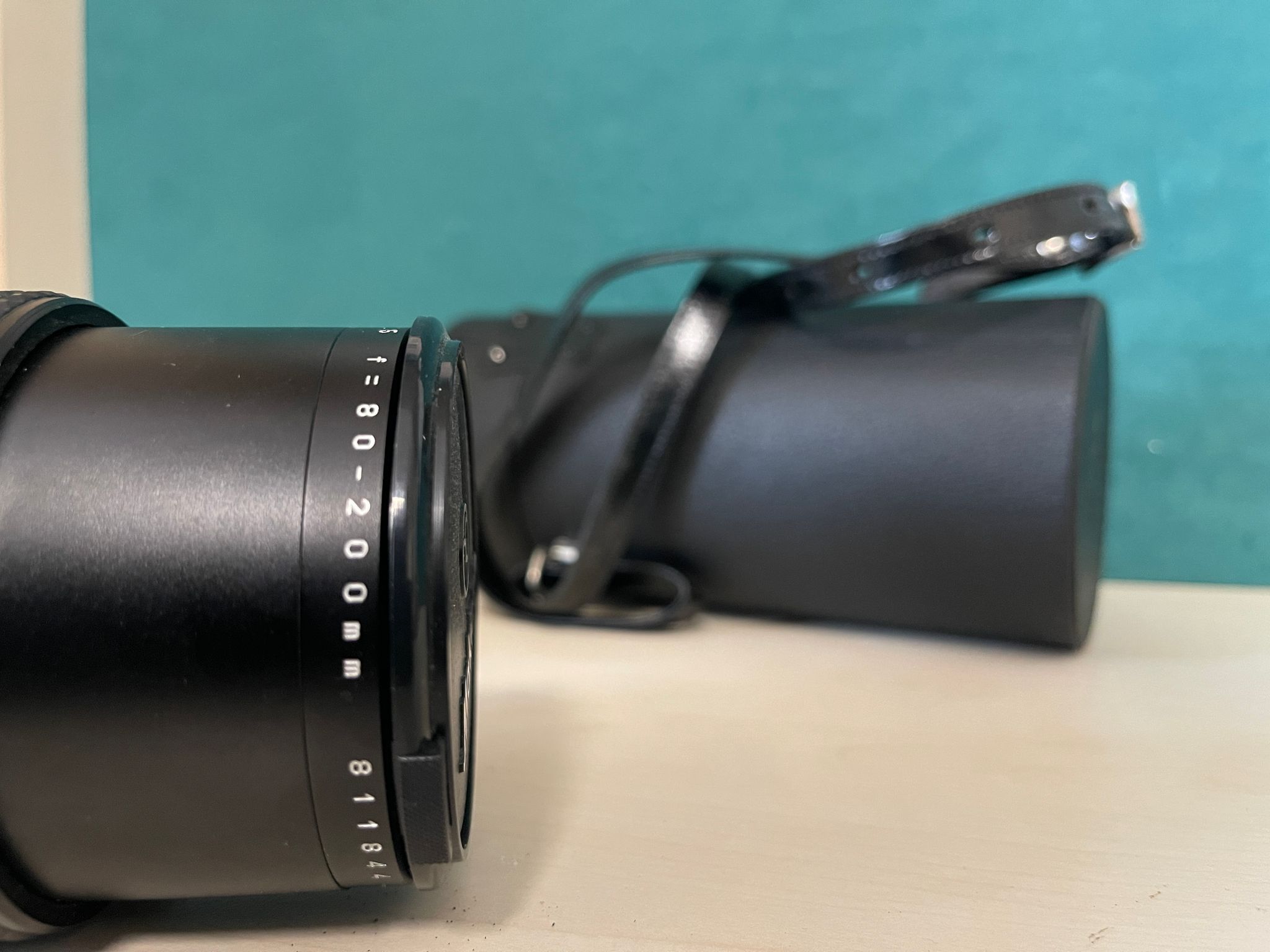 Auto Makinon Zoom 80–200mm f/3.5 – Vintage Teleobjektiv mit Tasche Foto5