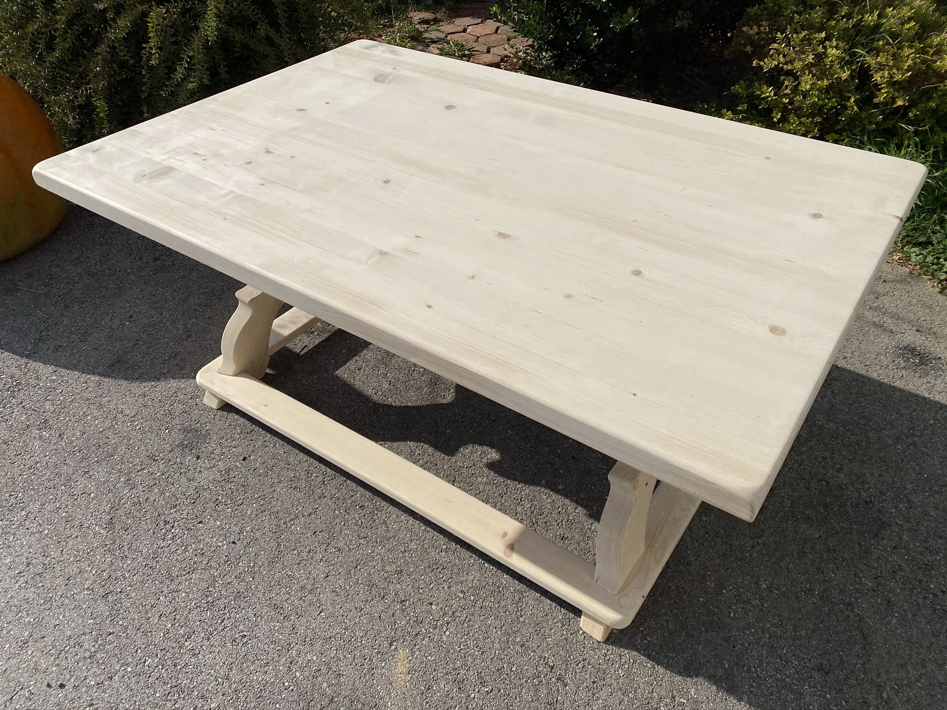 jogltisch-Bauerntisch-TIsch_151 Massiver Jogltisch Bauerntisch aus Fichte, original Jogltisch, Naturholz, Modell A2199