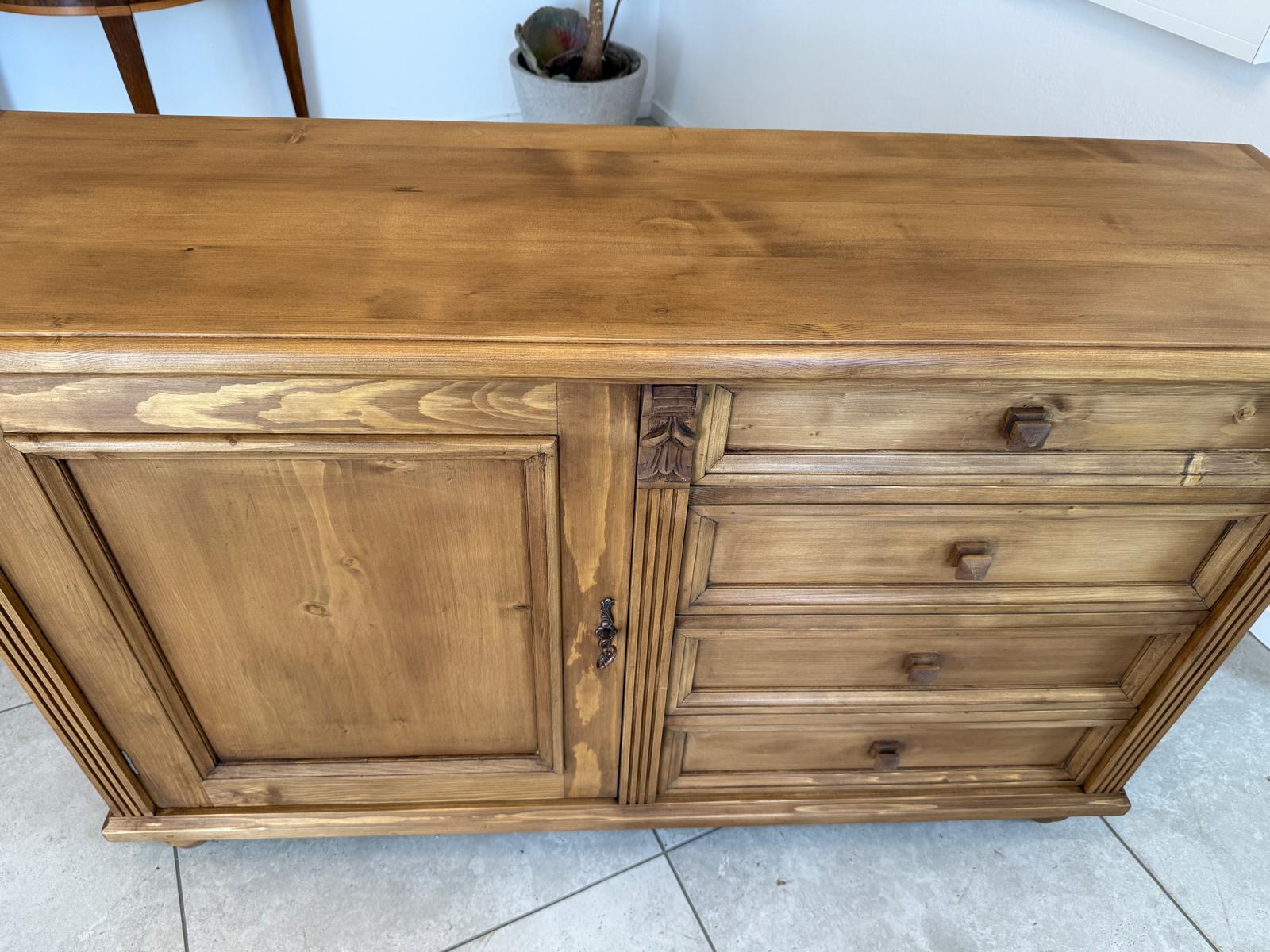 Massivholzkommode Ladenkommode Bauernmöbel Bauernmöbel Bauernschrank G2164