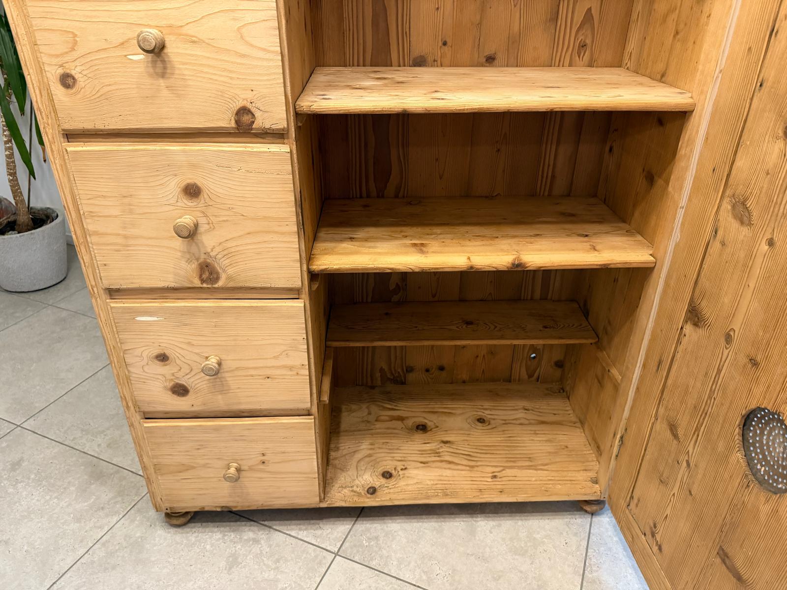 Uriger Biedermeier Brotschrank Almerschrank Speiskasten Bauernkasten G2246