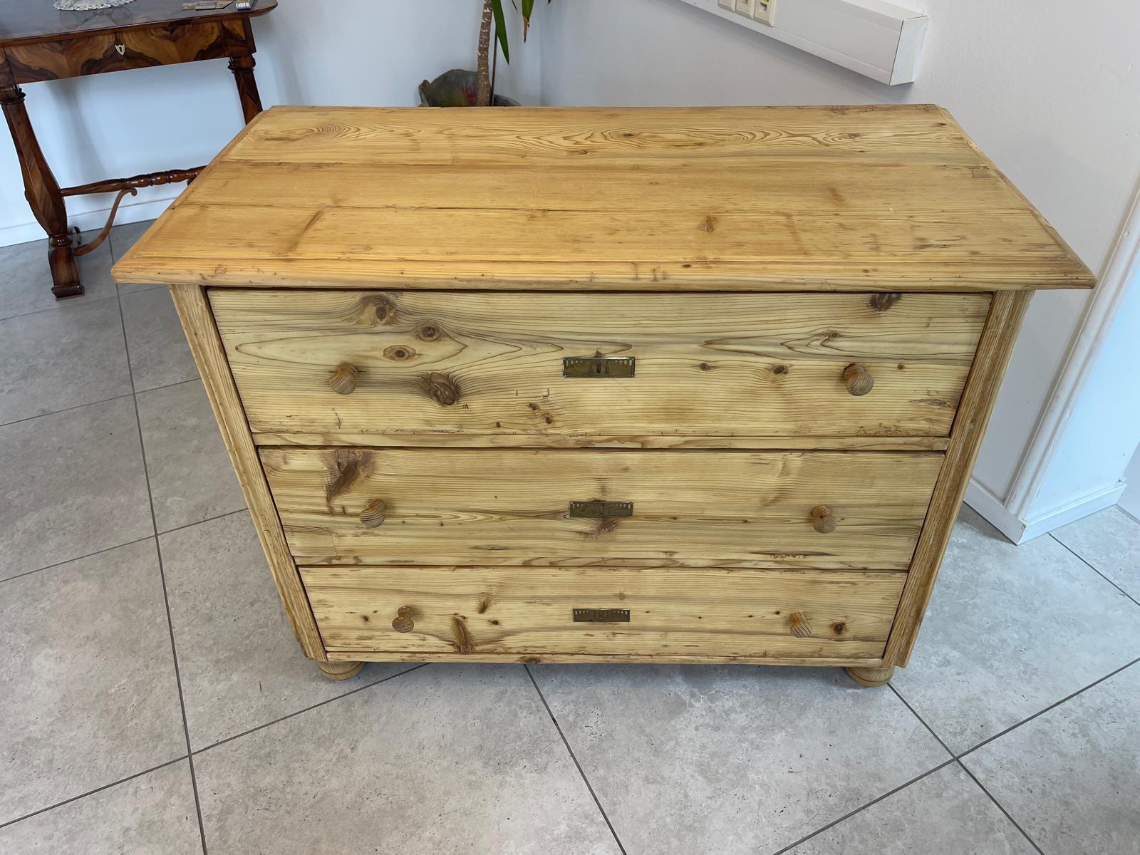 Originale Bäuerliche Gründerzeit Kommode Restauriert Bauernkommode Antik G1695