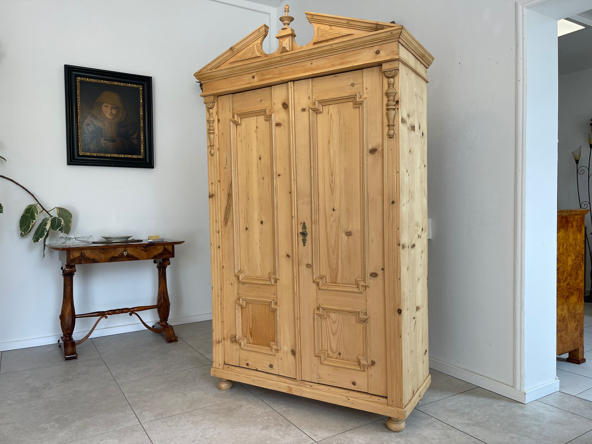 Original Gründerzeit Bauernschrank antiker Bauernkasten G1629