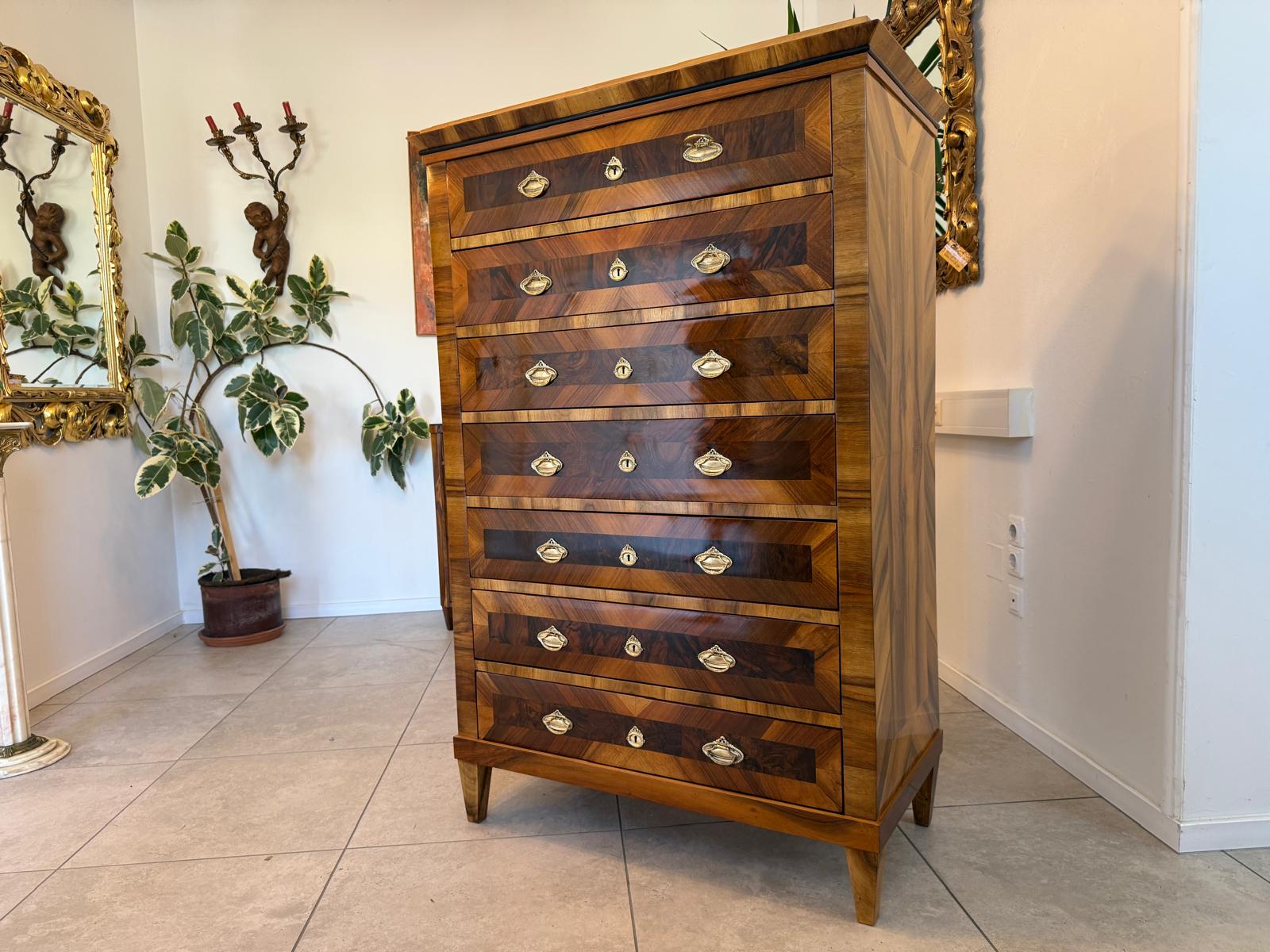Sale Restaurierte Biedermeier 7 Ladenkommode Wochenkommode G1966