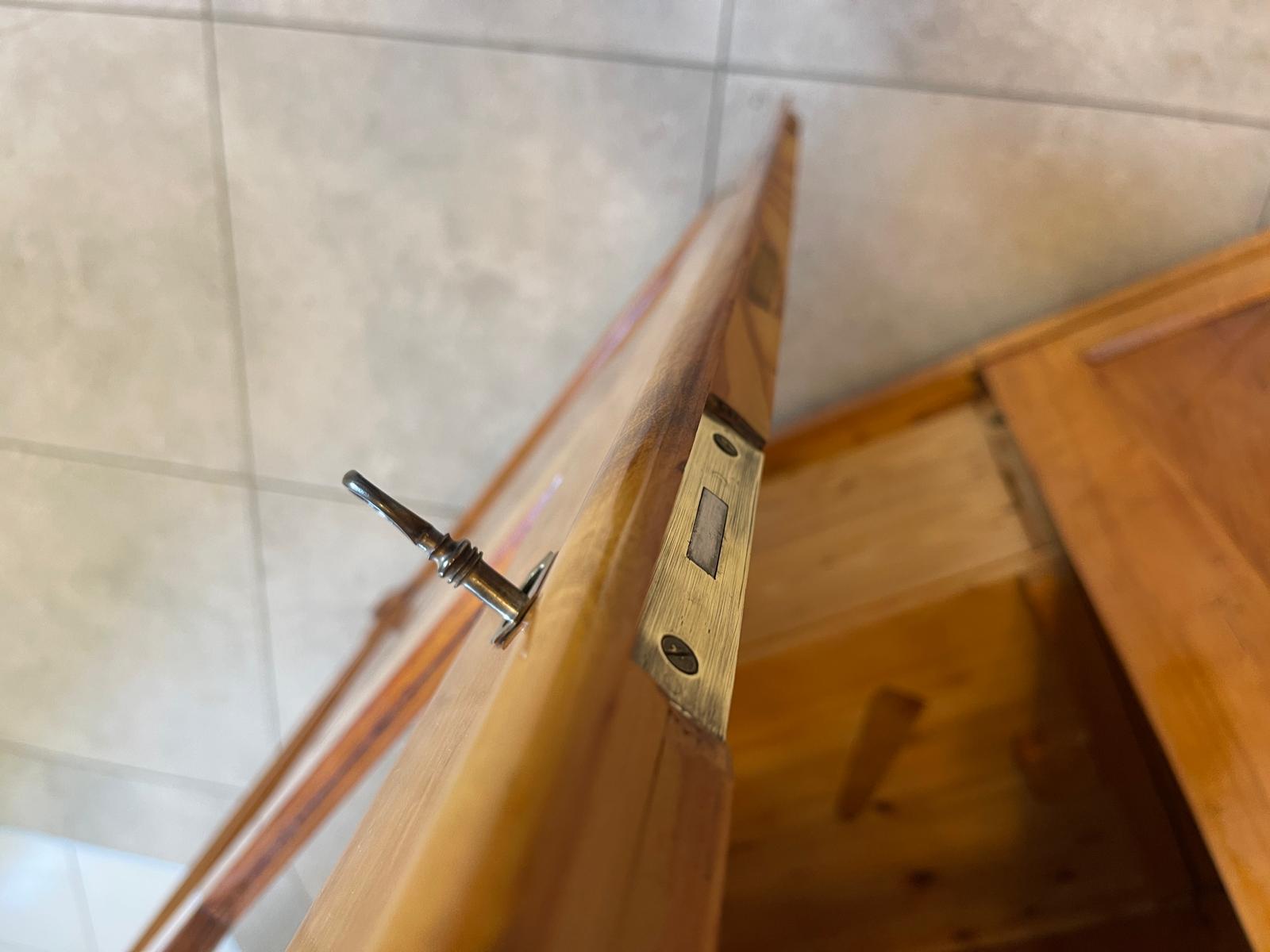 Antike Restaurierte Biedermeier Bücherschrank Vitrine Traumxemeplar Antiquität  G1641