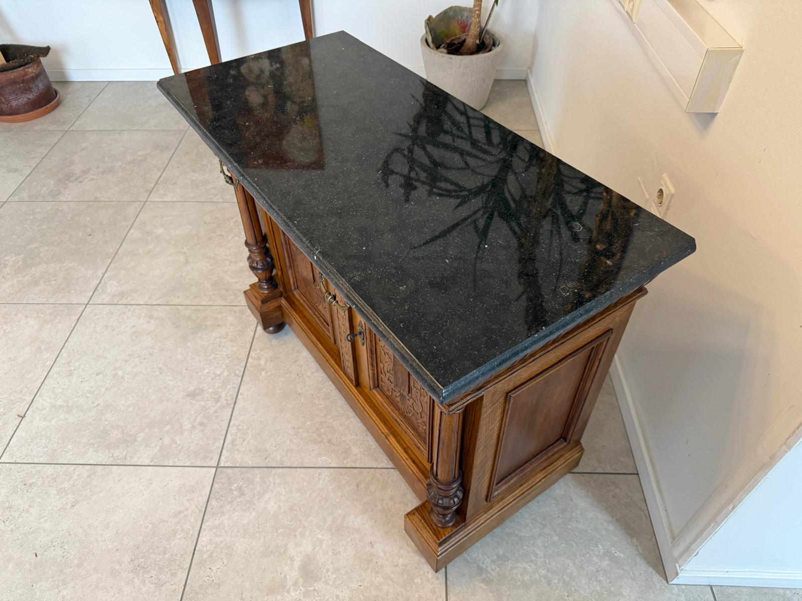 Sale Gründerzeit Anrichte Säulen Kommode Original Waschtisch G2248