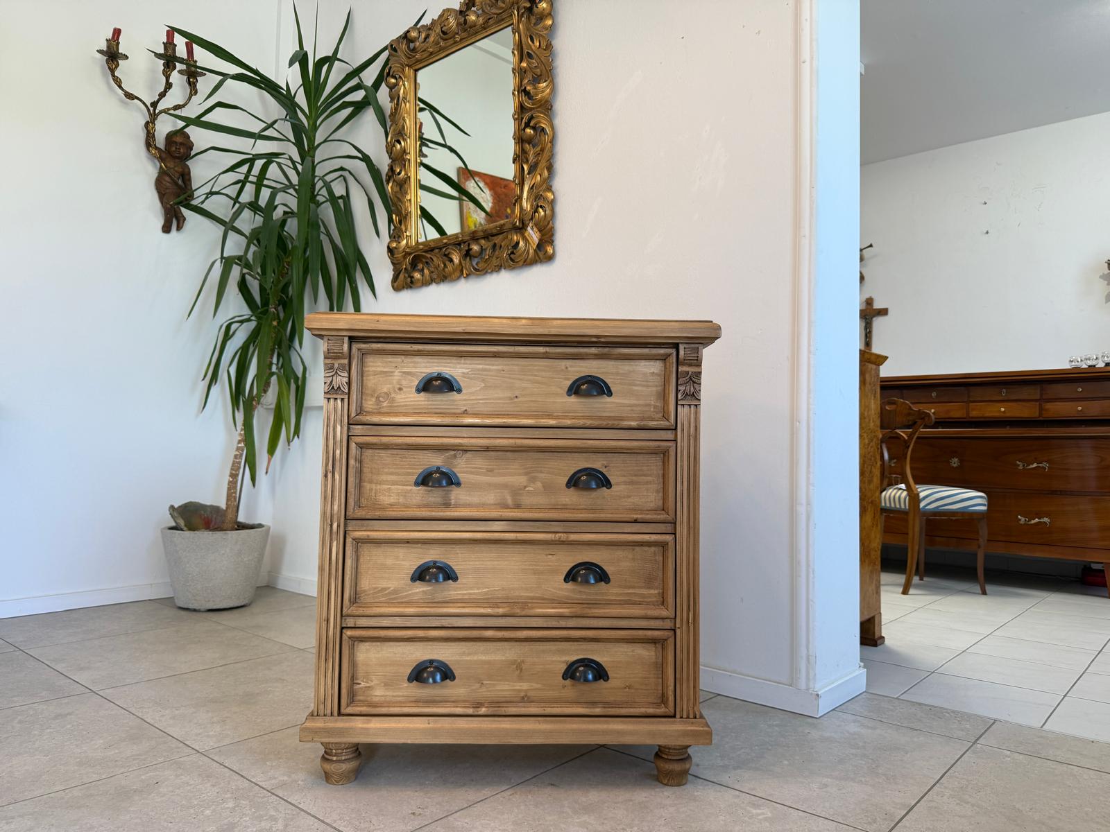 Massive Ladenkommode Ladenschrank Apothekerschrank Bauernmöbel G1782