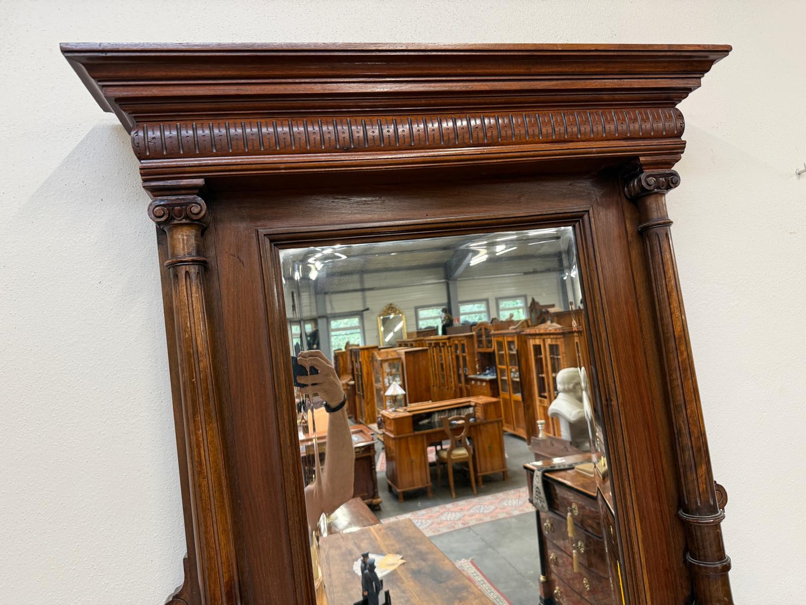 Original Gründerzeit Wandpsiegel Dekospiegel Antik D2851