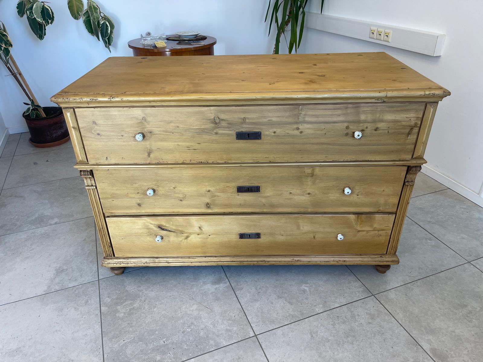 Restaurierte Biedermeier Kommode Ladenkommode Bauernmöbel G1276
