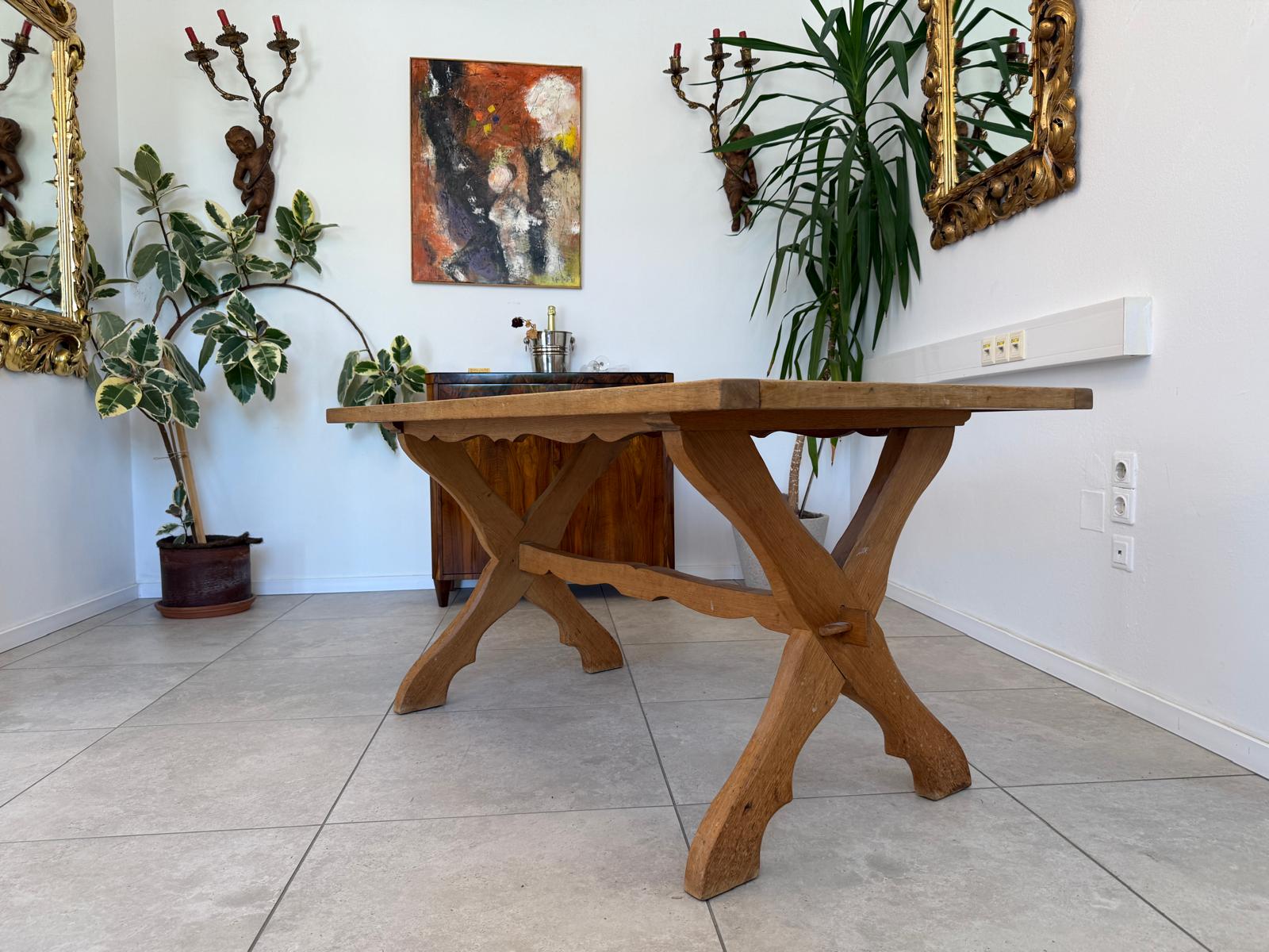 Bauerntisch Tafeltisch Tisch Eichenholz G1900