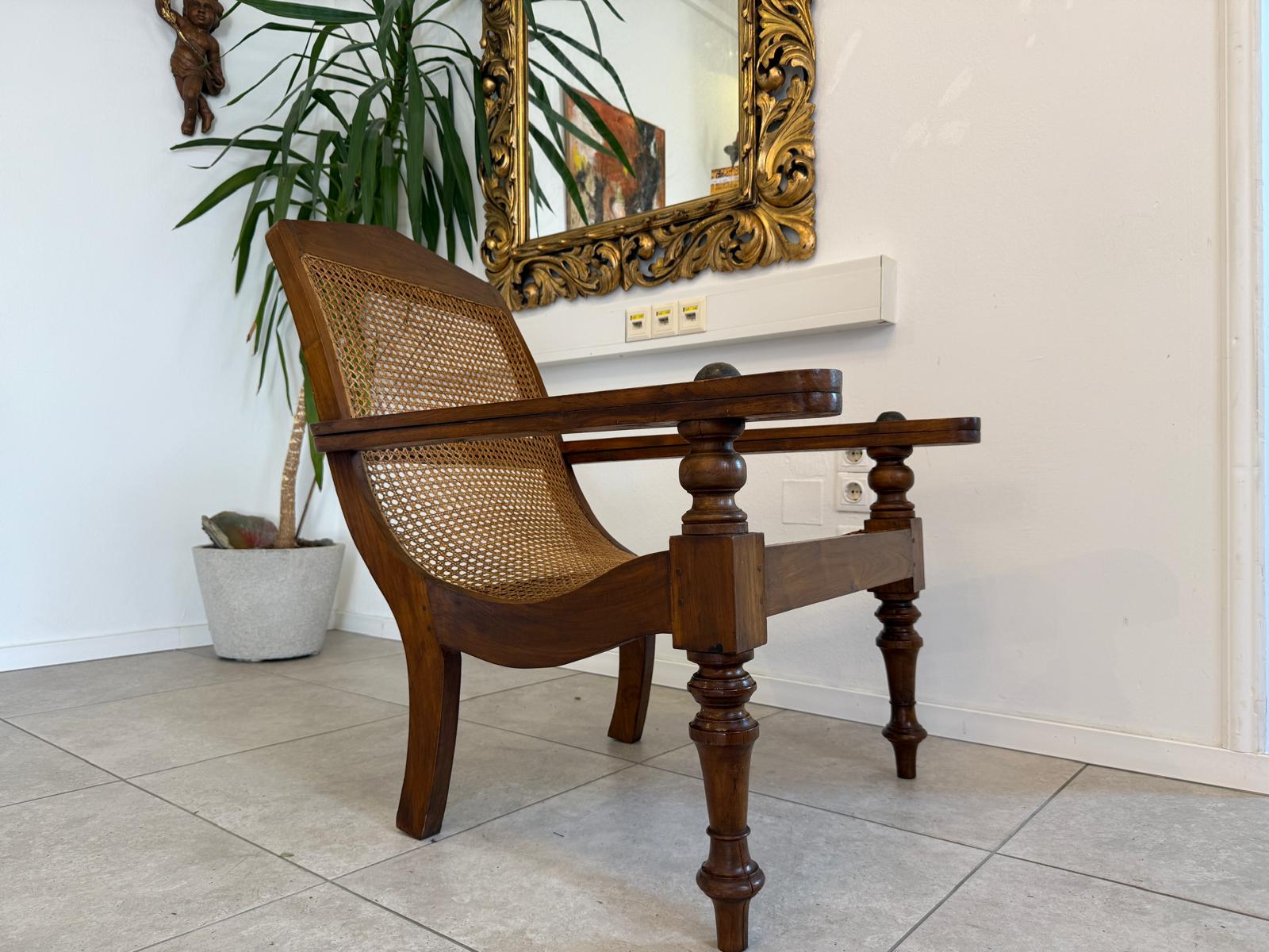 originaler Biedermeier Fauteuil Brokatkstoff Armlehnstuhl Intarsiert Nr. 8499