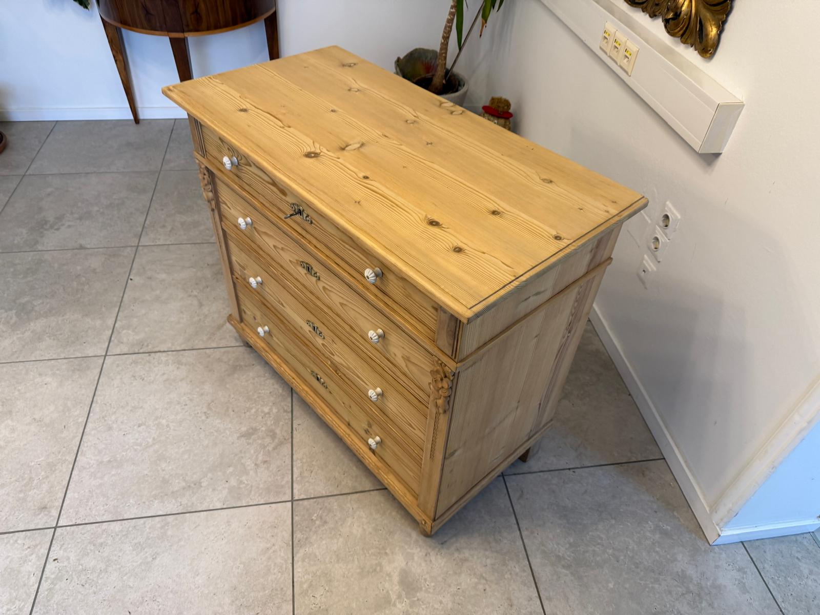 Restaurierte Jugendstil Kommode Ladenkommode Weichholz G2382