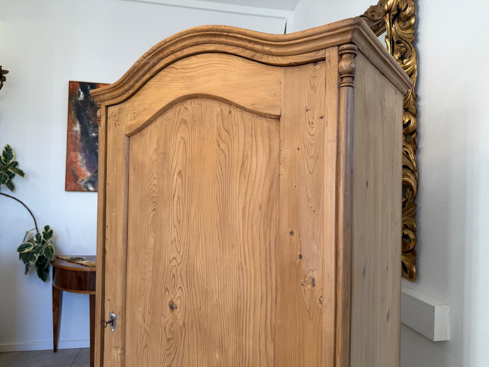 Originaler 1 türiger Bauernschrank Gründerzeit Naturholzschrank G2288