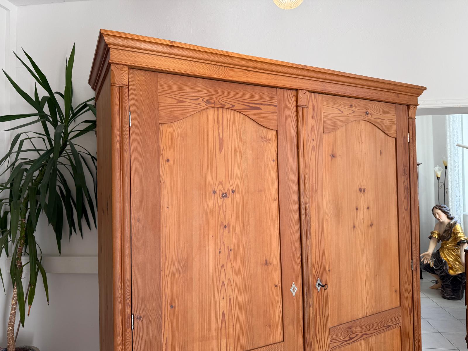 Originaler Bauernschrank Biedermeierschrank Hallenschrank Bauernkasten G2185