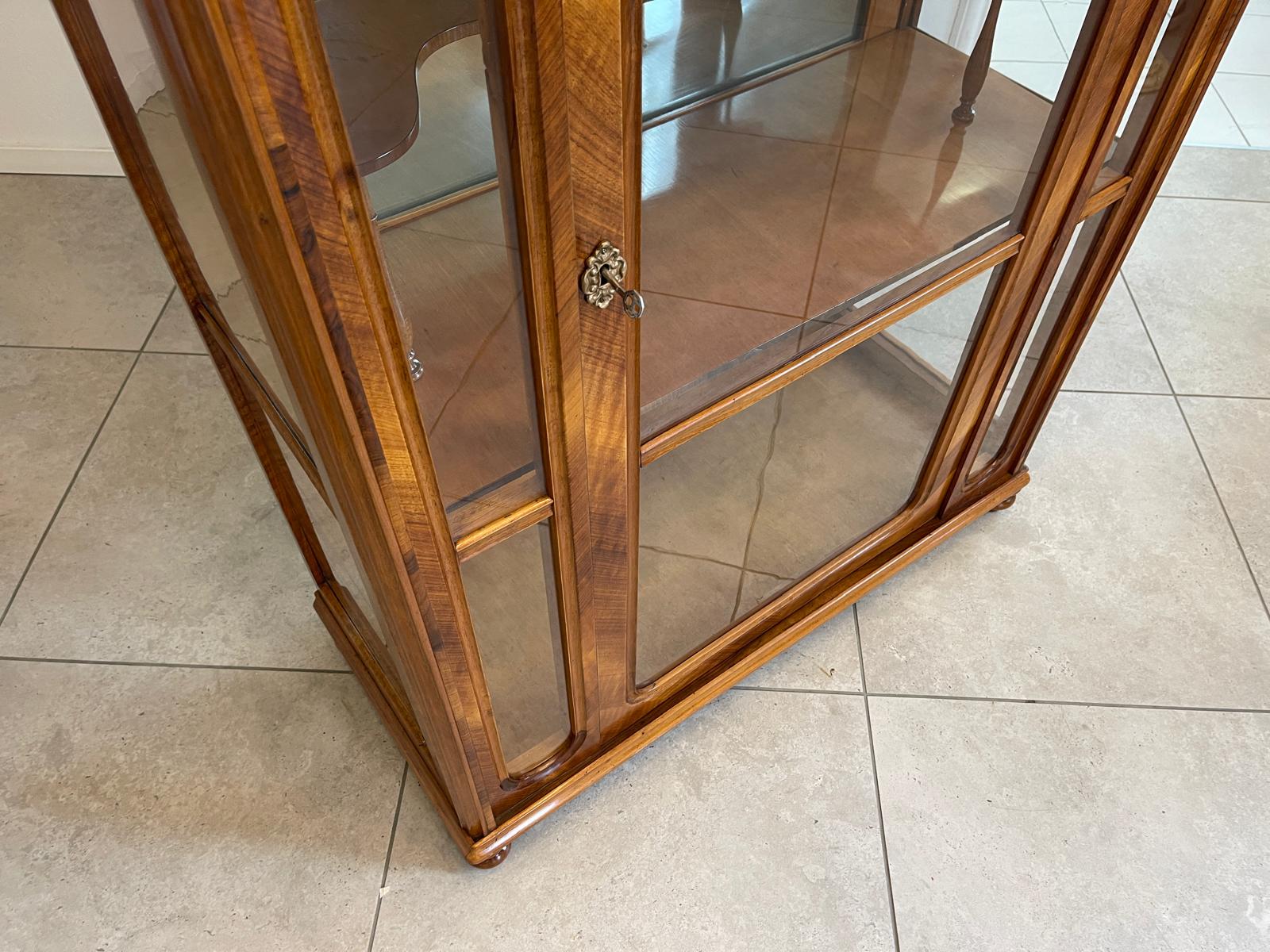 SALE Gründerzeit Vitrine Bücherschrank Sammlervitrine Antiquität G1187