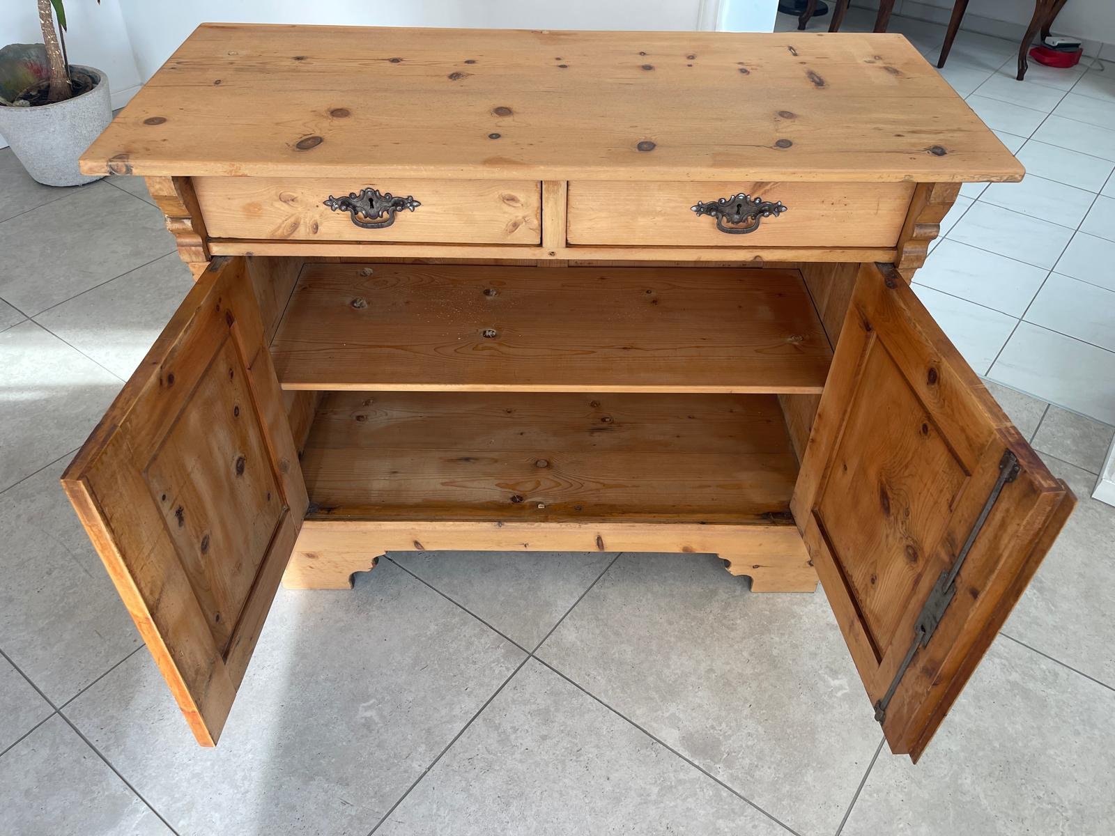 Zirbenholz Anrichte Sideboard Schrank Bauernmöbel G1308