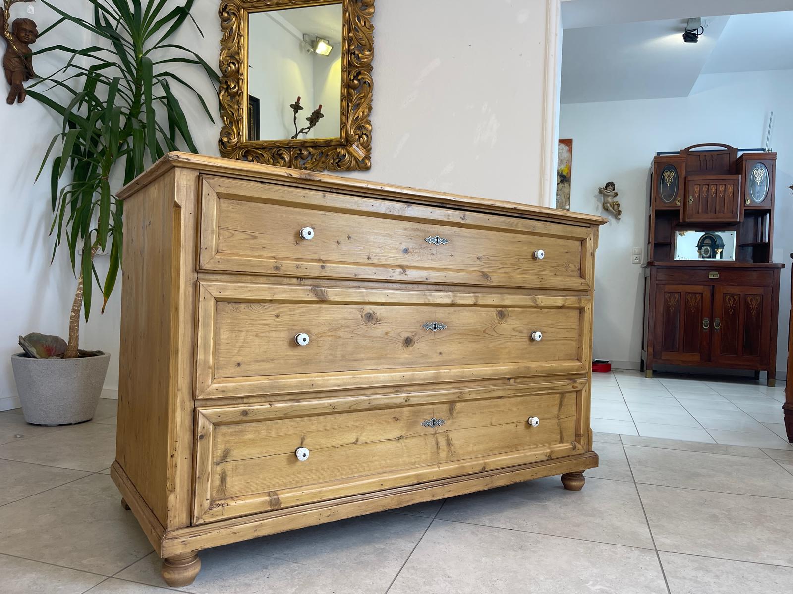 Restaurierte Übergroße Biedermeier Kommode Ladenkommode Bauernstube G1234