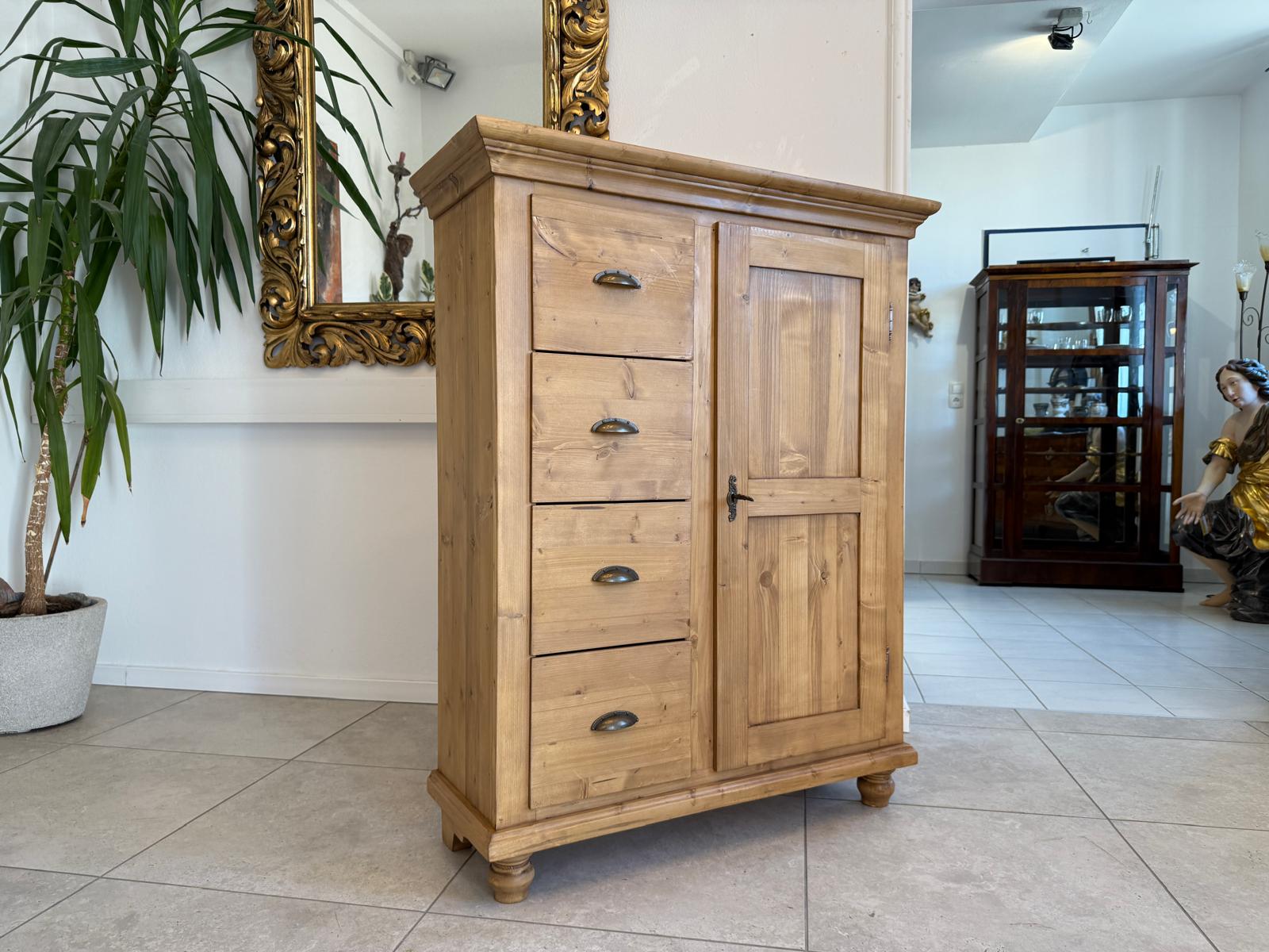 Brotschrank Almerschrank Speiskasten Bauernkasten Naturholzschrank  G2178