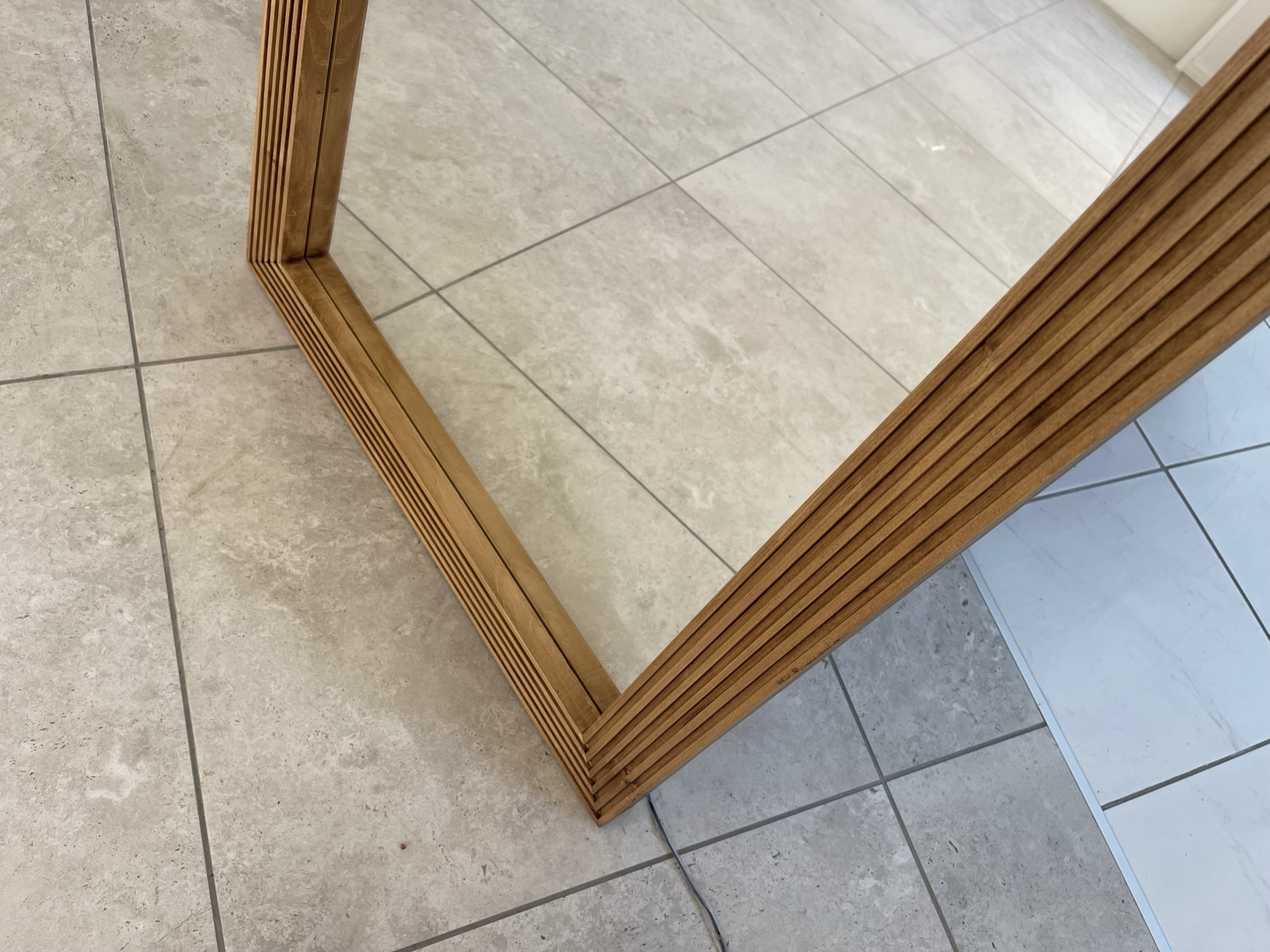 Gr-nderzeit-Biedermeier_31 bäuerlicher Spiegel Holzspiegel Wandspiegel i2200