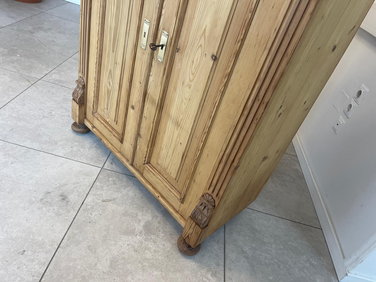 Biedermeier Bauernschrank Halbschrank Vertiko Gründerzeit G1350