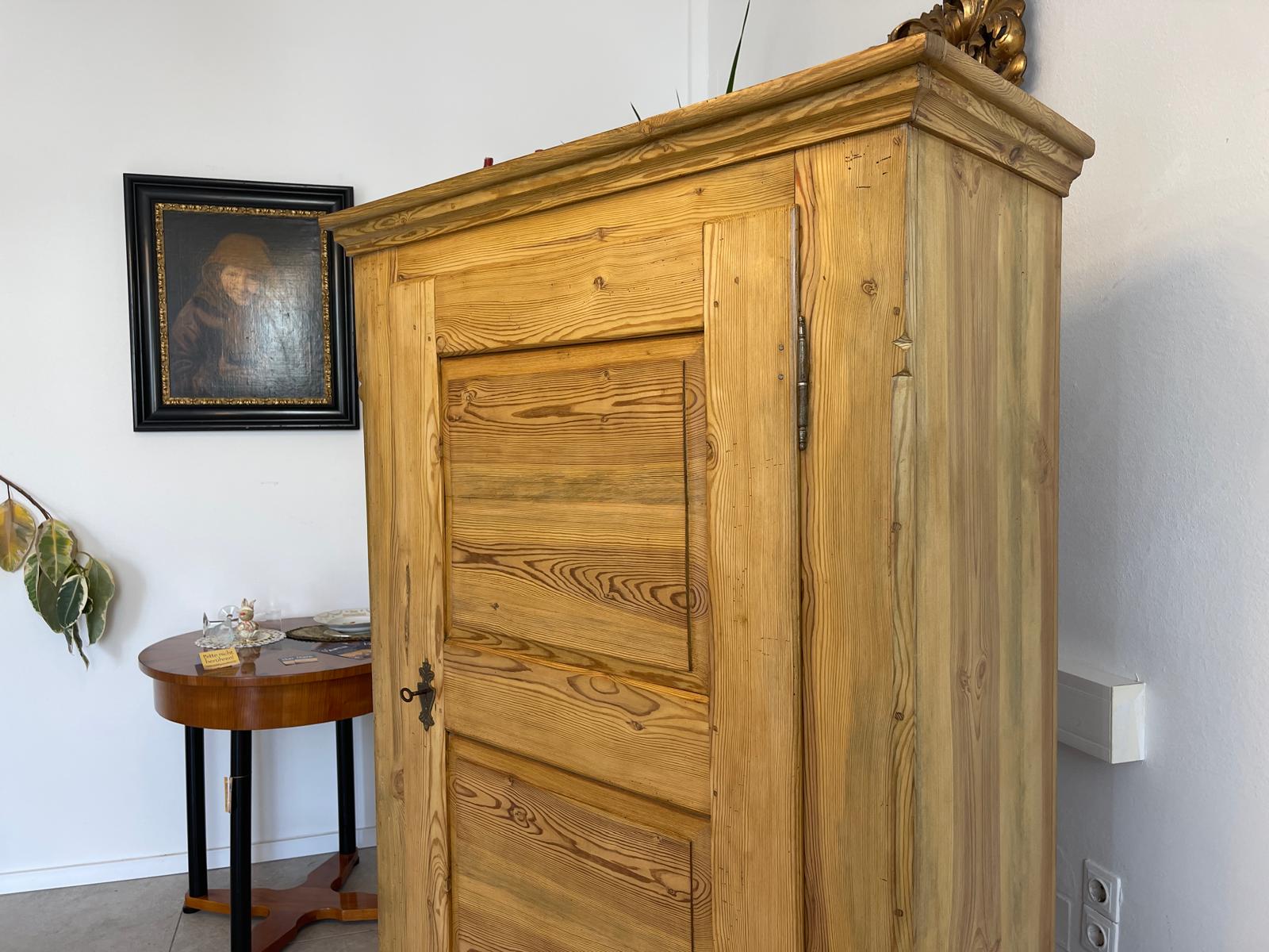 Biedermeier Bauernschrank Naturholzschrank Bauernmöbel Bauernstube G1323
