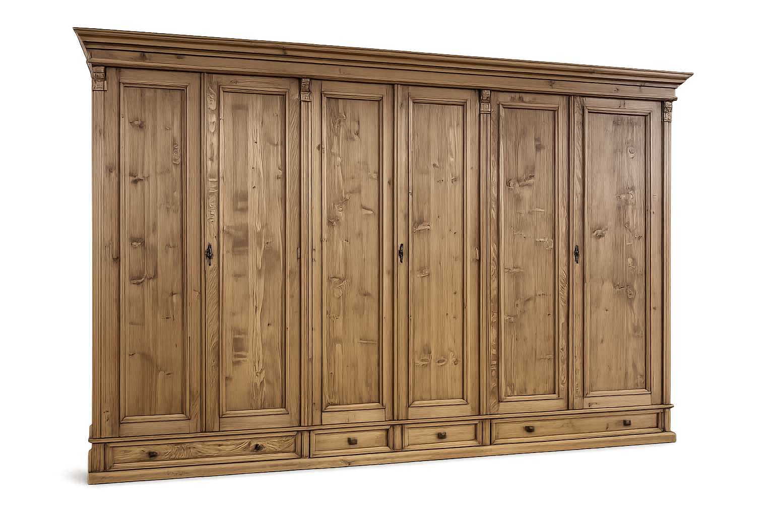 Bäuerlicher Garderobenschrank Bauernschrank Kasten Bauernmöbel G2409