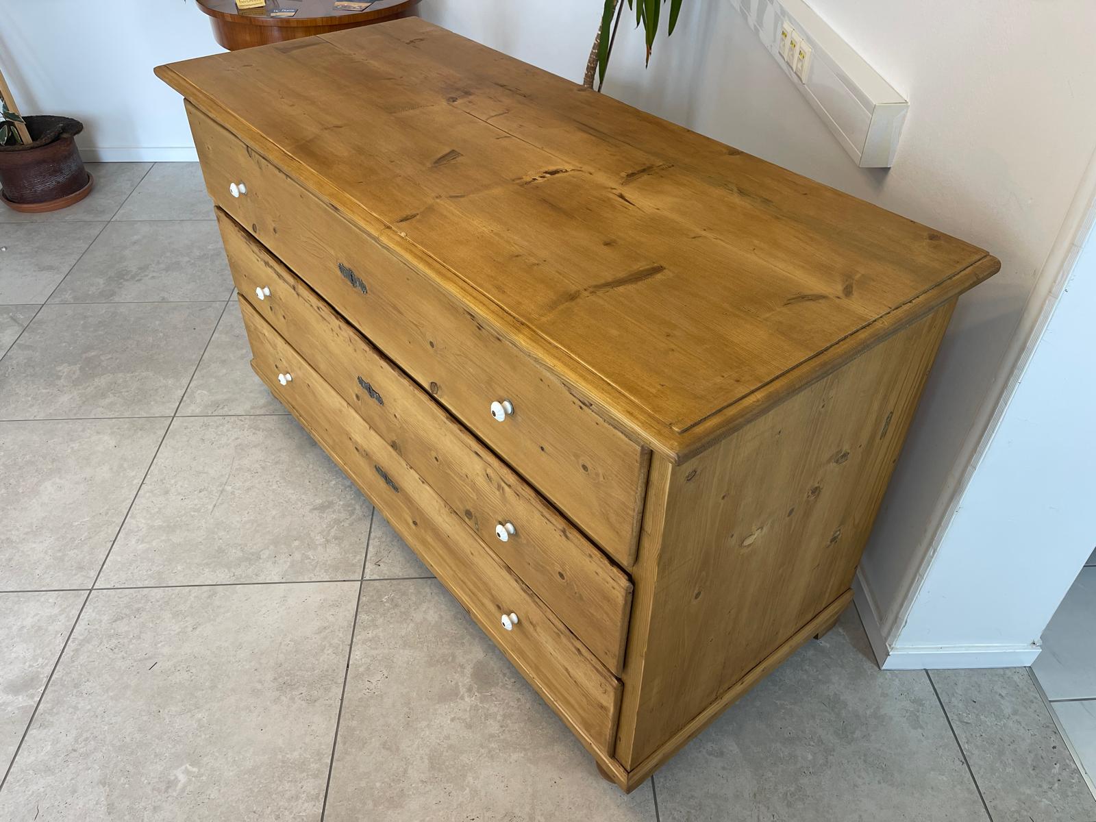 Restaurierte Übergroße Biedermeier Kommode Ladenkommode Bauernstube G1235