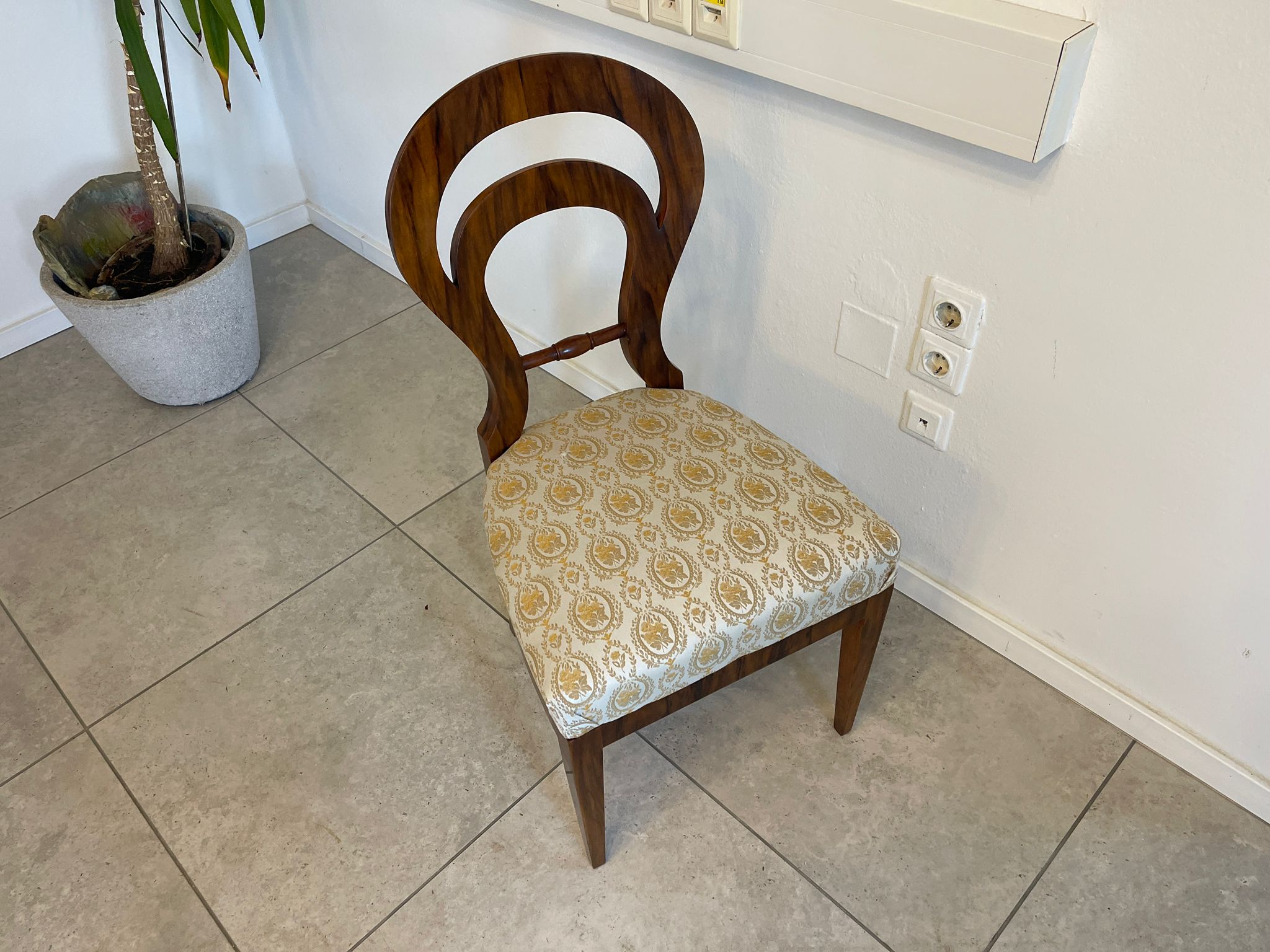 Restaurierter Biedermeier Sessel Schaufelstuhl Traumstück = 1 Stk. G1067