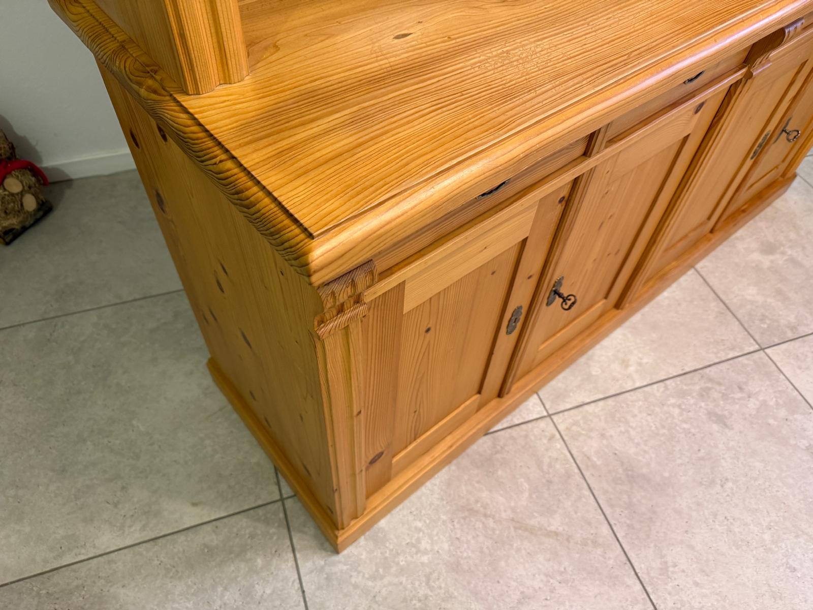 Grosses Bücherregal Stellage Bücherschrank Bauernkasten Bücherwand G2408