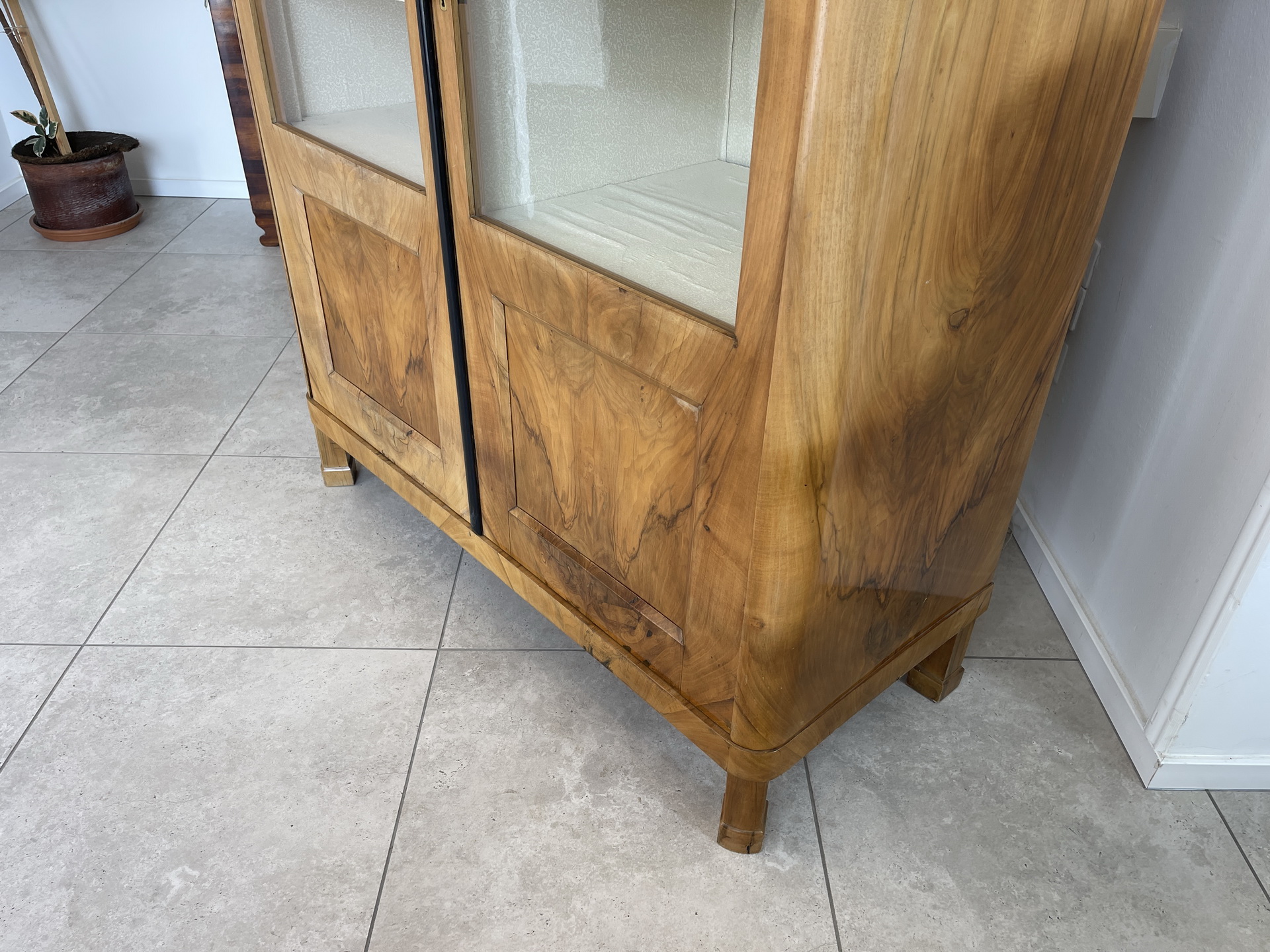 biedermeier_81Drj49qNOAgdOC Biedermeier Vitrine Bücherschrank Glasschrank A4303