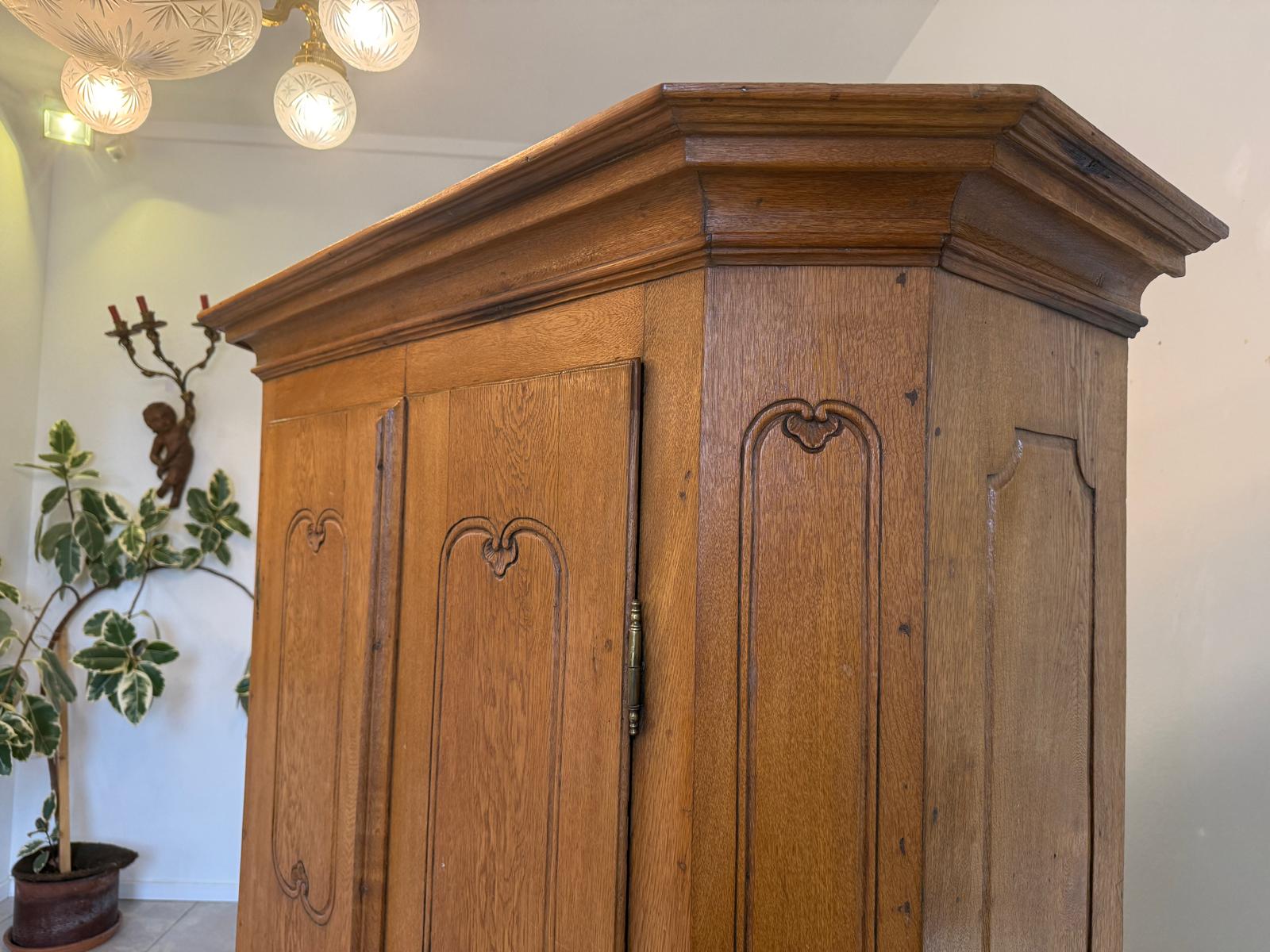 Originaler Eichenschrank Rauchschrank um 1780 Antiquität D1068