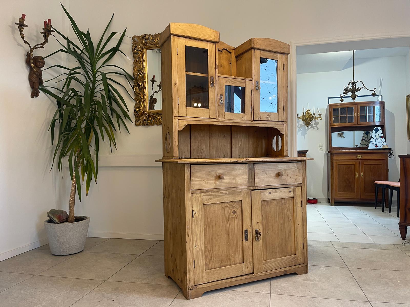 Jugendstil Küchenbuffet Küchenschrank Küchenkredenz A5161