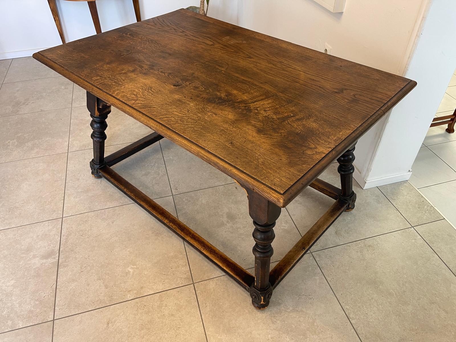 Uriger bäuerlicher Barocktisch Bauerntisch Urig Landhaustisch um 1800 G1122