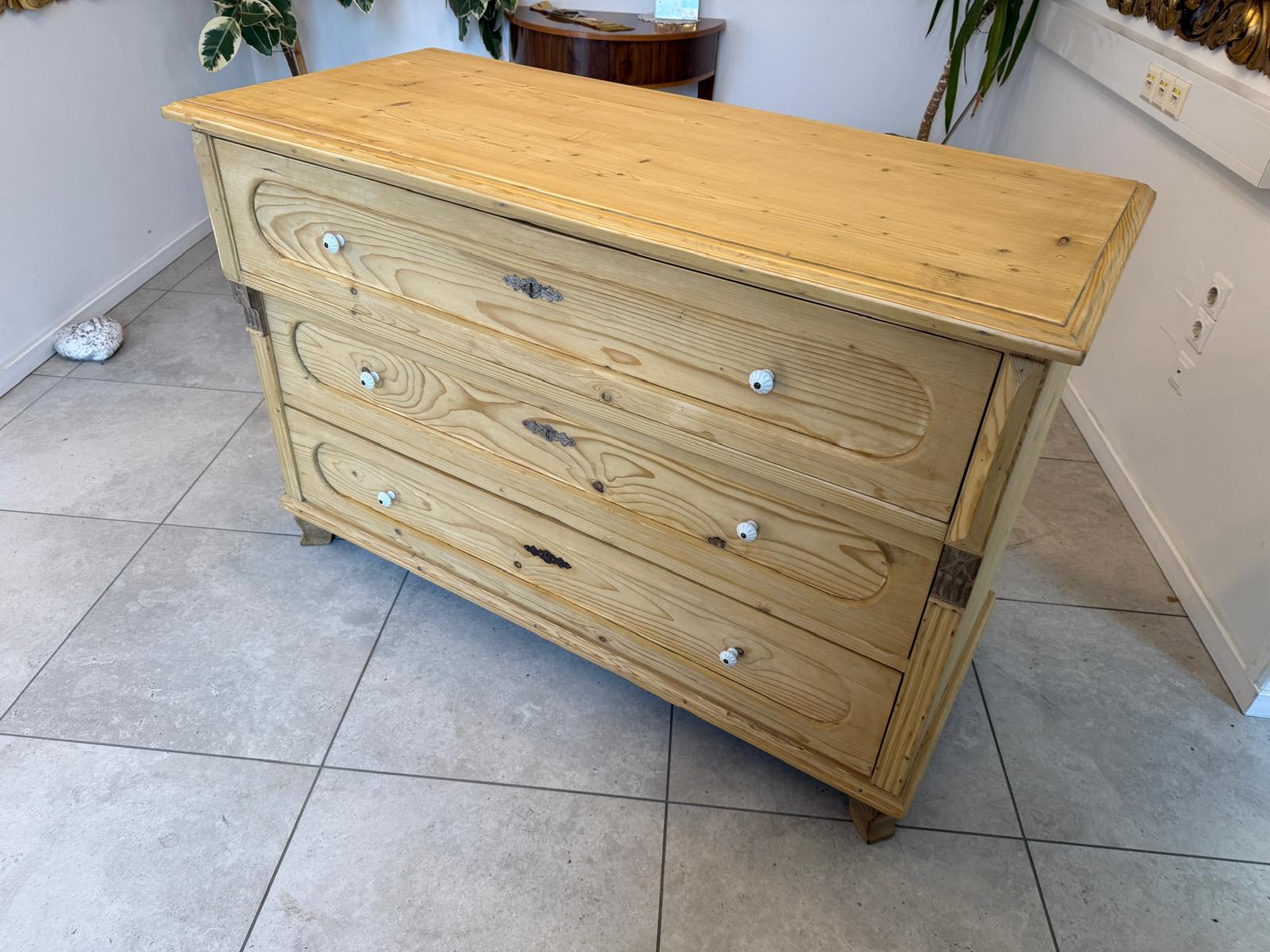 SALE Restaurierte Biedermeier Kommode Ladenkommode Weichholz D1079