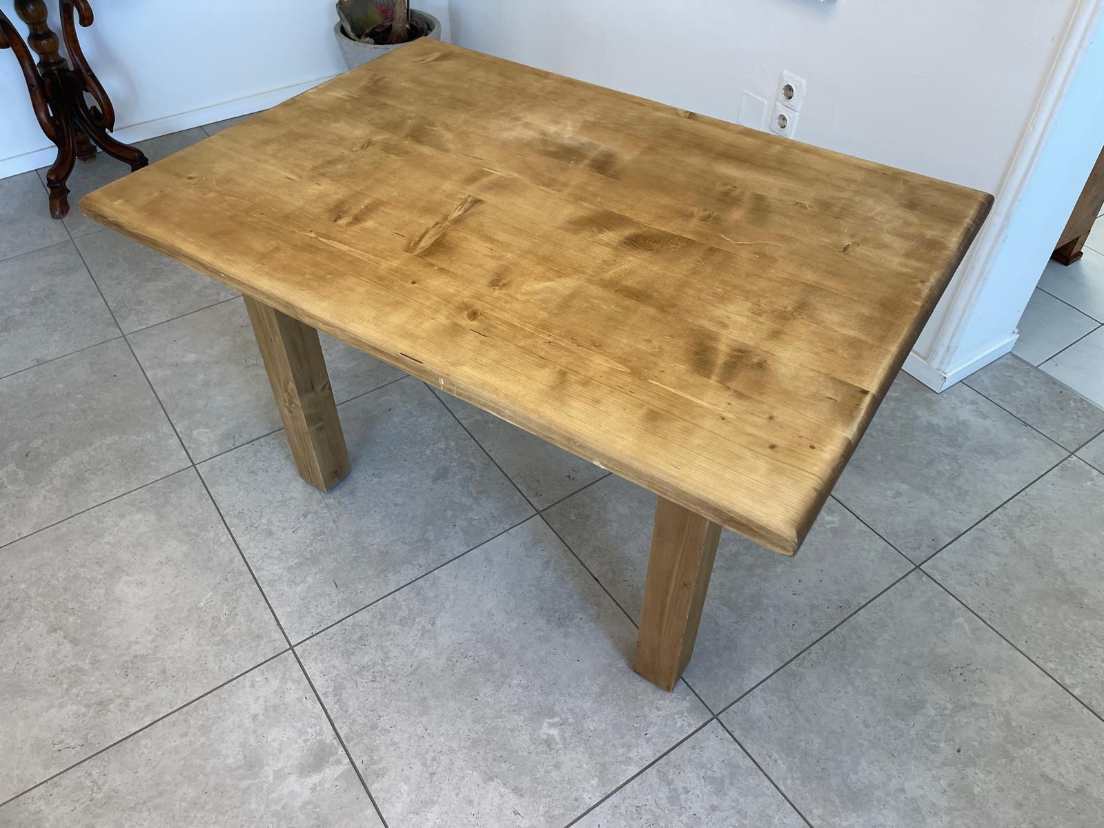 Bauerntisch Bäuerlicher Tisch Holz Uriger Esstisch Massivholztisch G1717