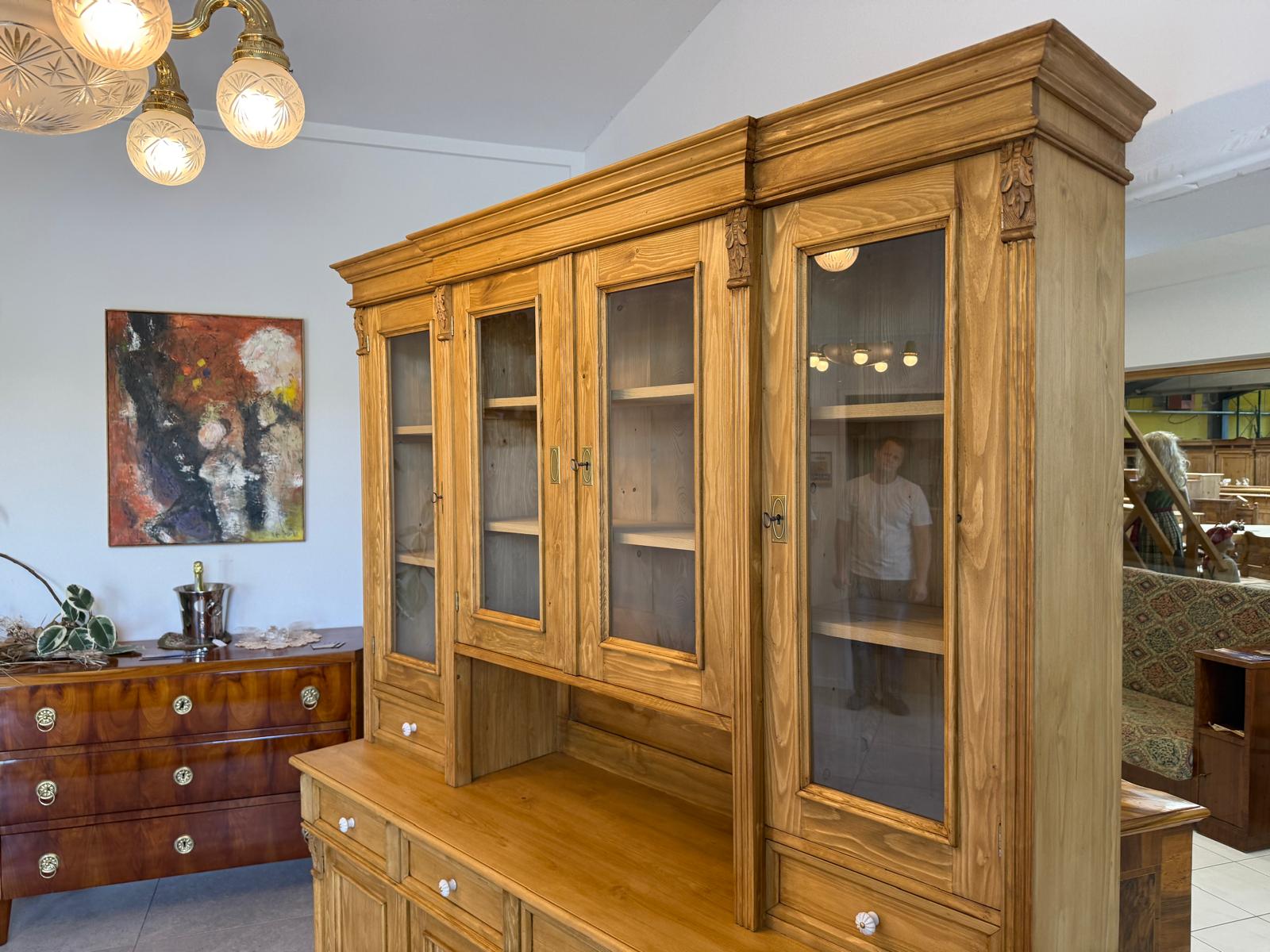Küchenkredenz Bauernschrank Bauernkredenz Gründerzeit Stil Antikmöbel D2858