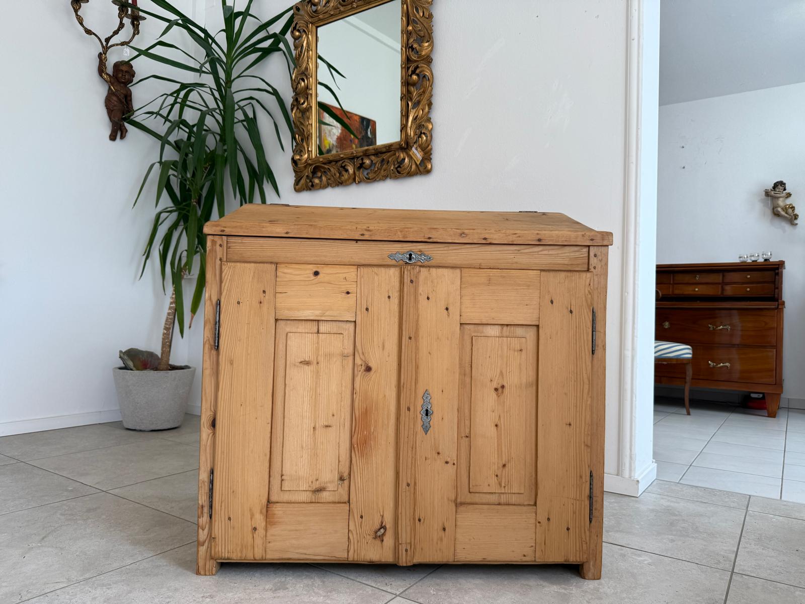Original Naturholz Schreibtisch Schreibpult Naturholz Naturholz G1798