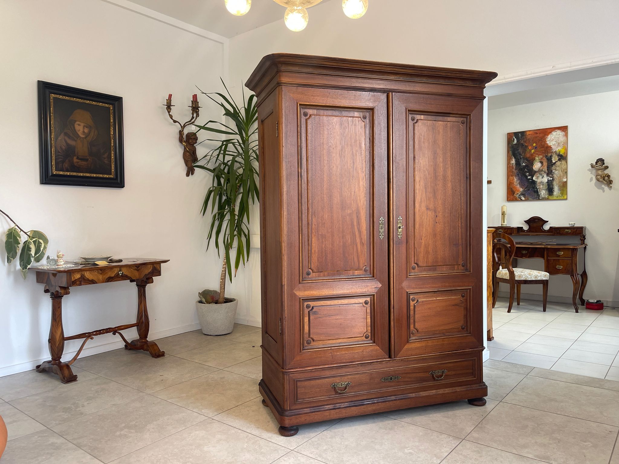 Prächtige Historismus Schrank Kleiderkasten Kasten G1518