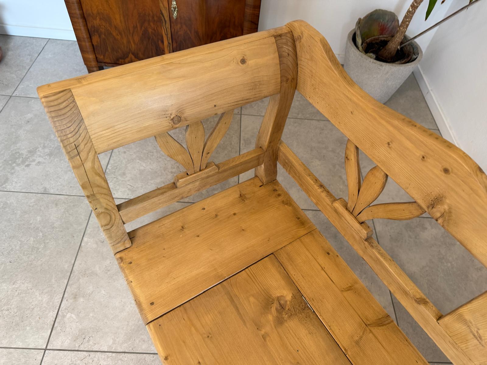 Antike Truhenbank Küchenbank Bauernmöbel Bauernmöbel D2314