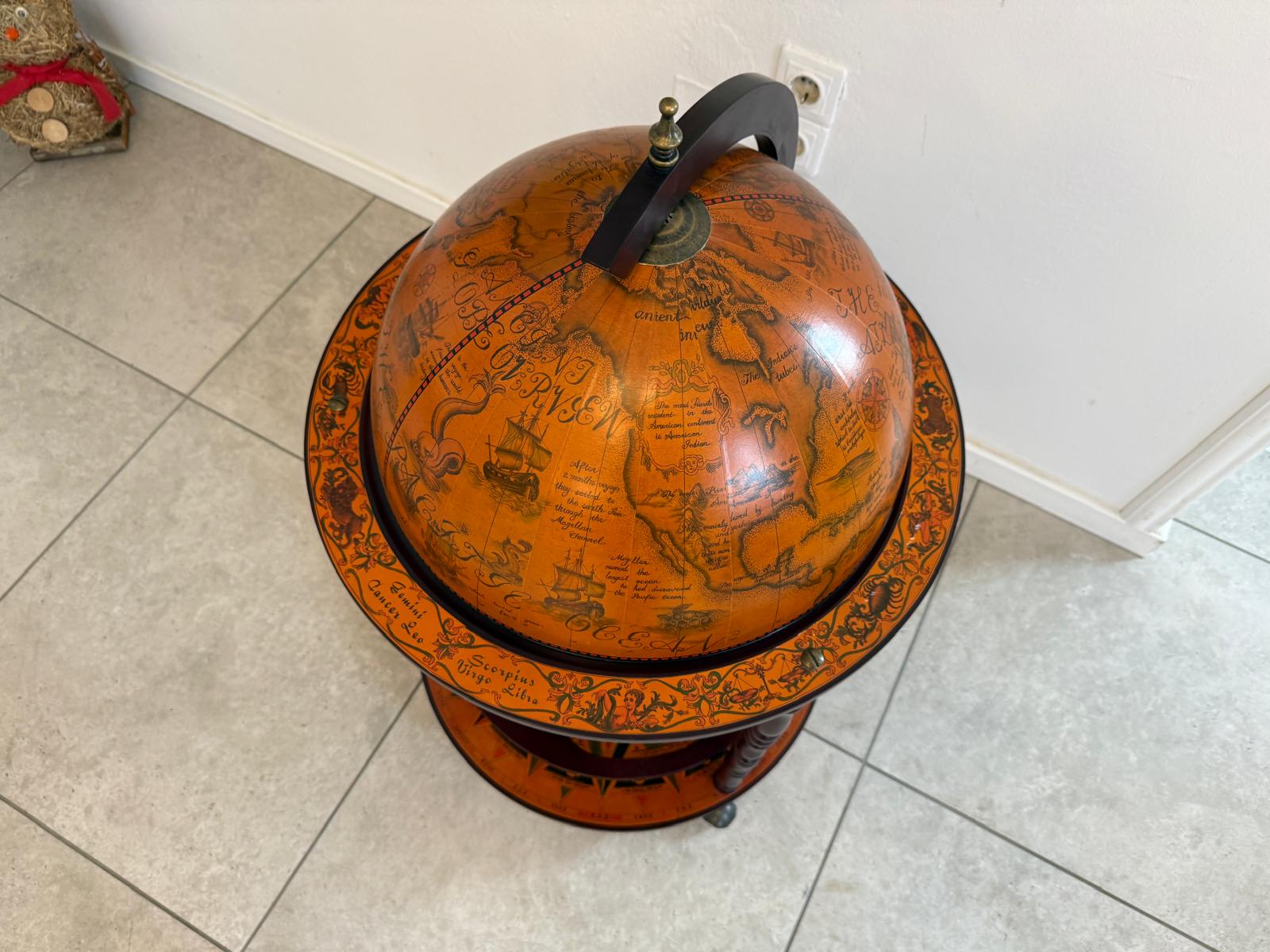  Barschrank Globusbar Barwagen Stilmöbel Dekobar D1001