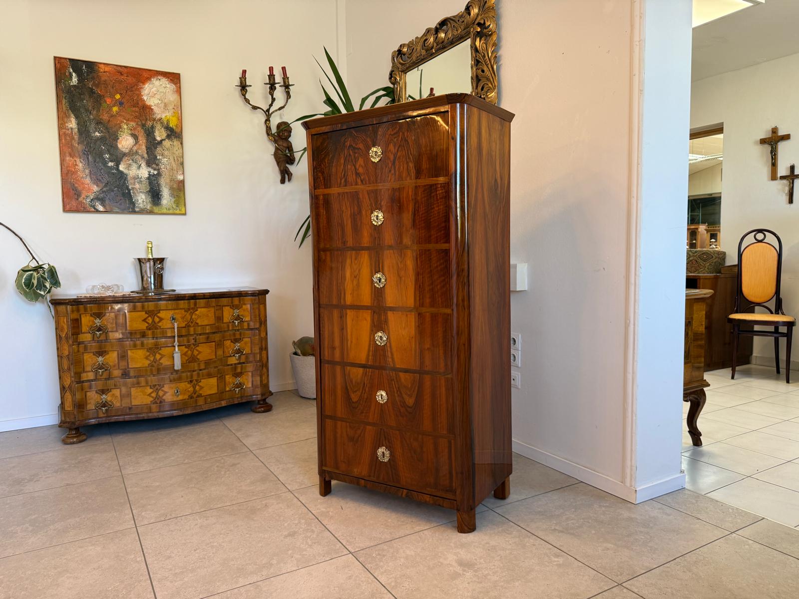 Biedermeier Schrank Blenderschrank Restauriert Antiquität D2605