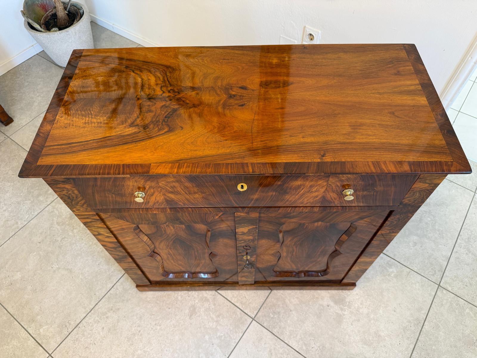 Biedermeier Trumeau Restauriert Antiquität Restauriert D2390