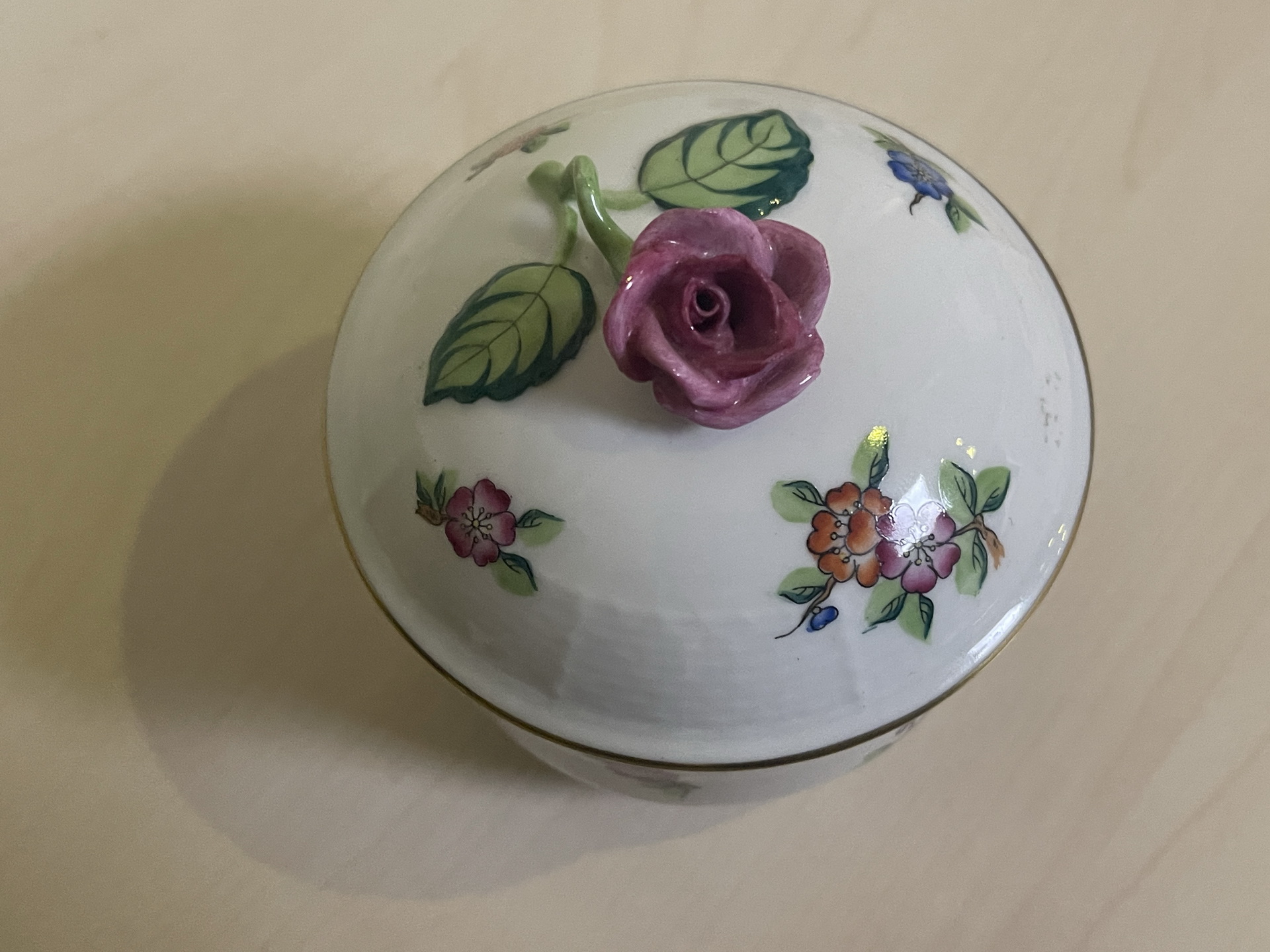 biedermeier-107eSvOenWdUjZbj Porzellandose Herend Zuckerdose B2087