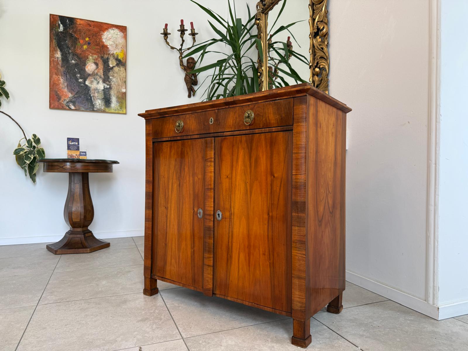 Biedermeier Trumeau Anrichte Schrank Originalstück Authentikum D2385