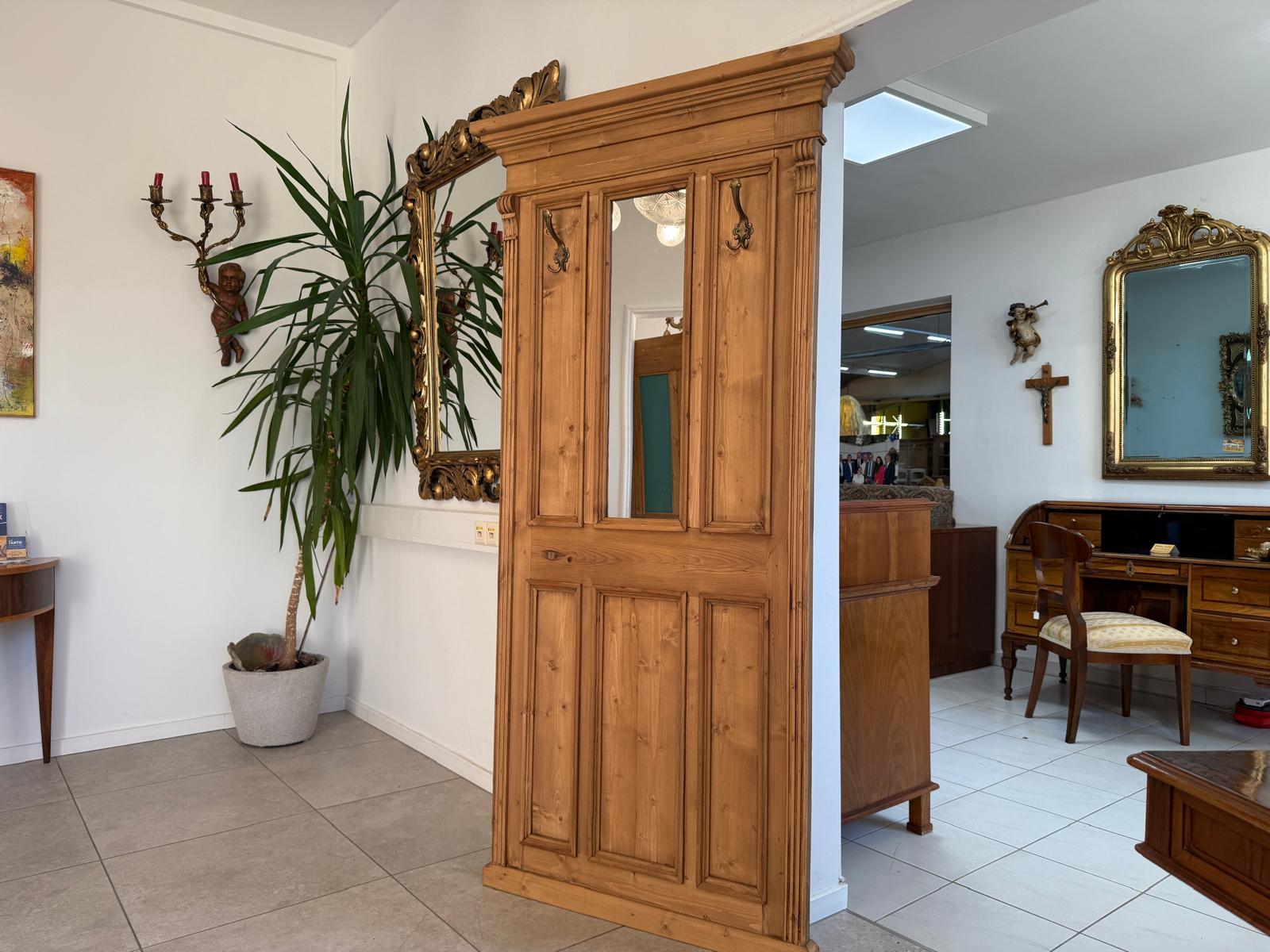 Vollholz Garderobenschrank Bauernschrank Kleiderschrank G2293