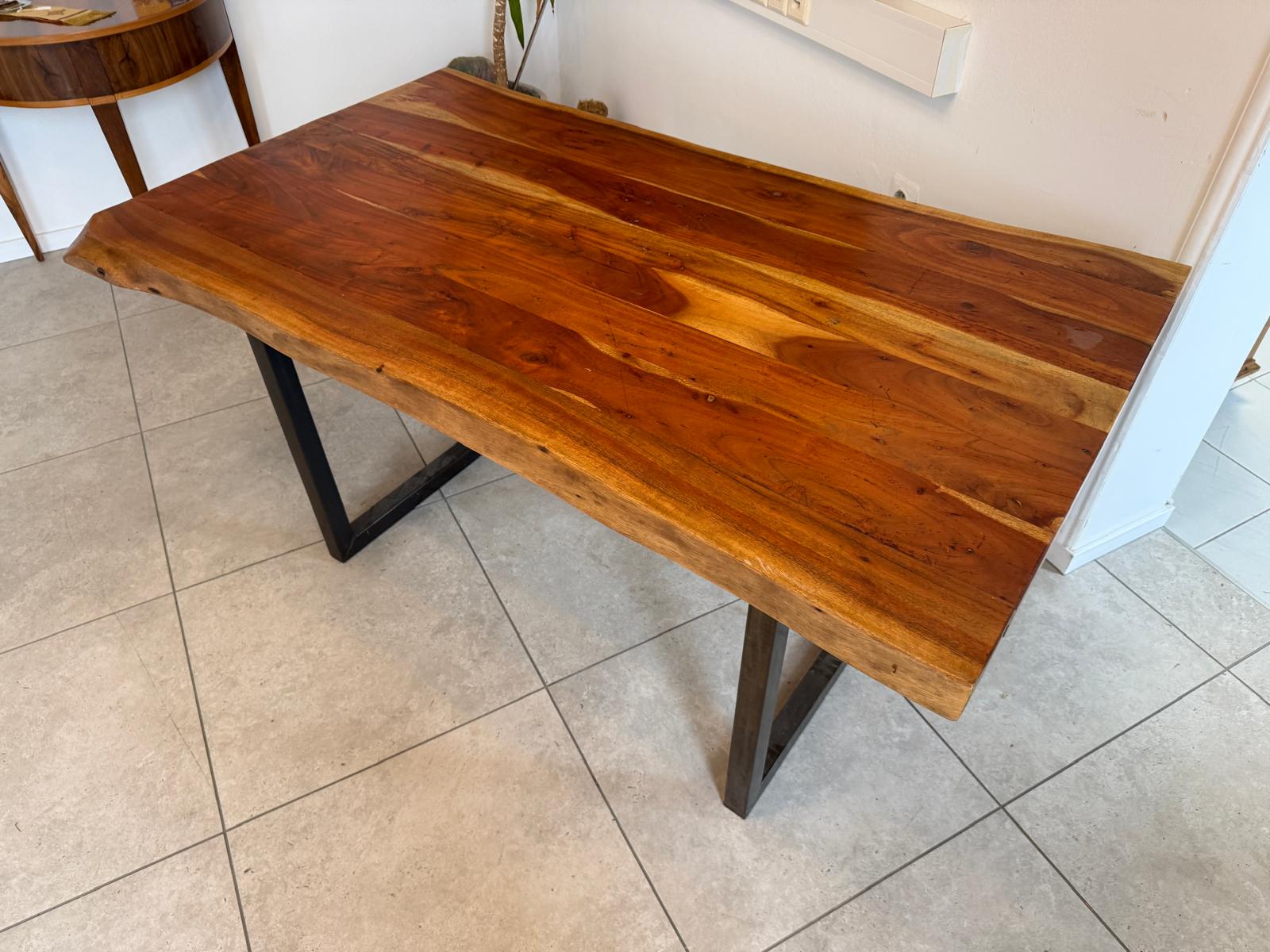 Massiver Esszimmertisch Hartholztisch Fichte Esstisch Modern D1033