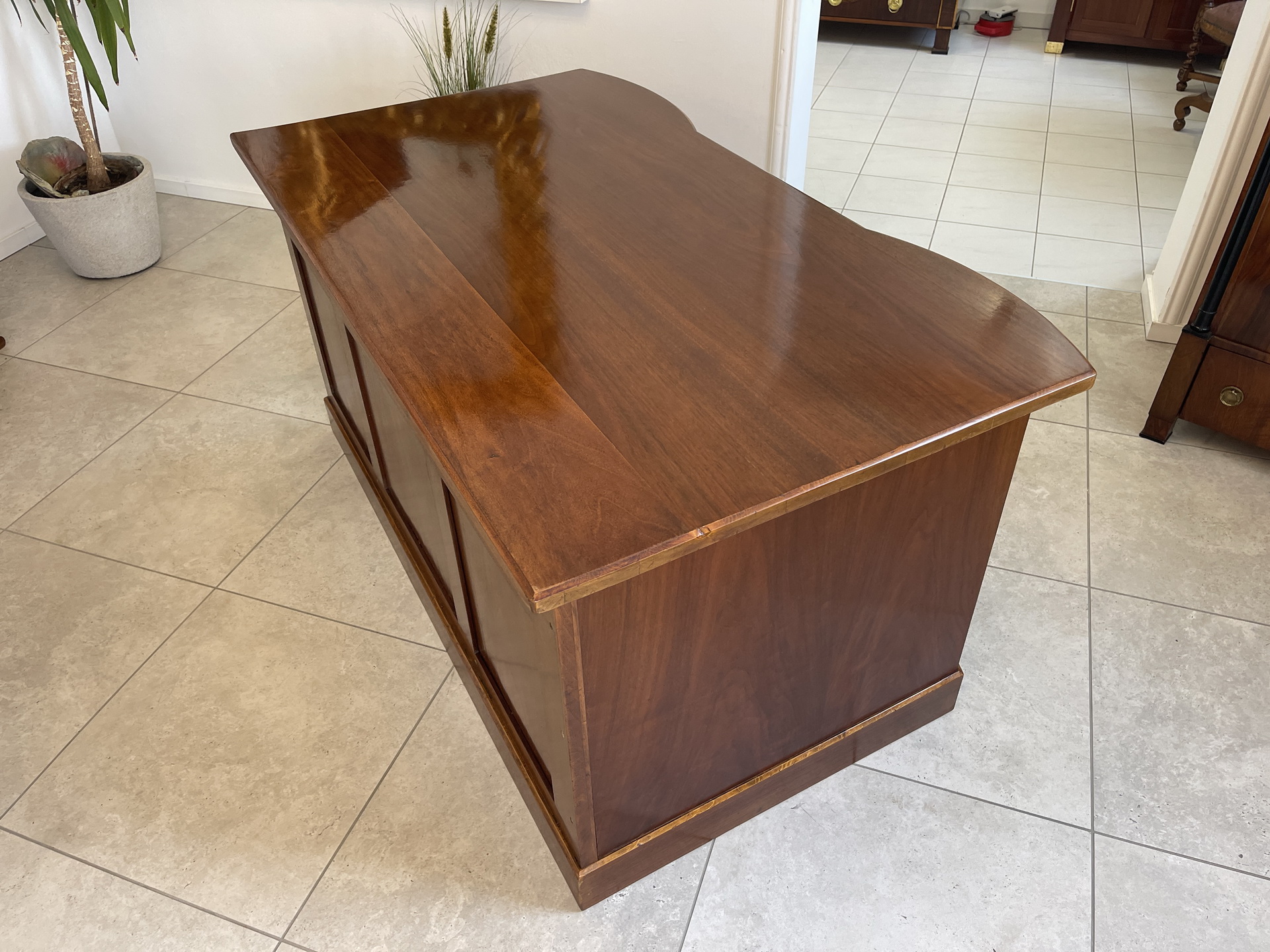 biedermeier_183Ddc9PCqQ7Bhu4 Jugendstil Schreibtisch Sekretär Freisteher Originalstück A4290