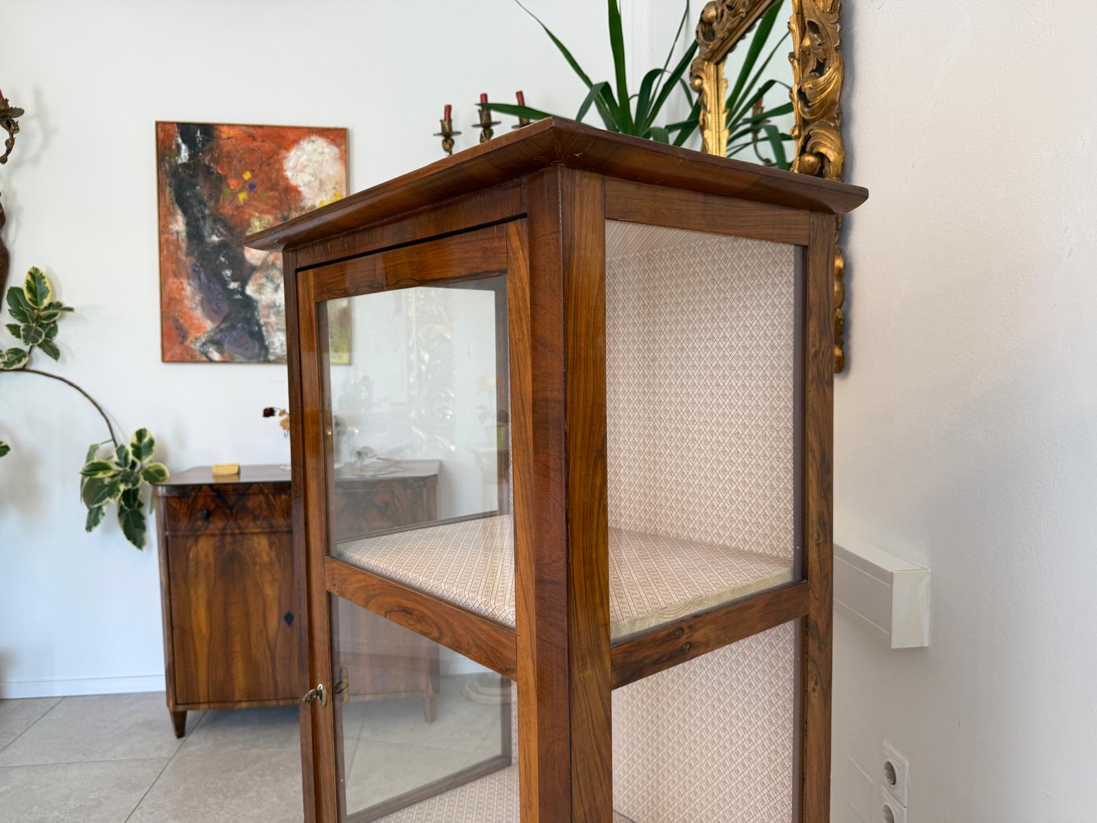 Stilvitrine Biedermeier Glasschrank Bücherschrank G1919