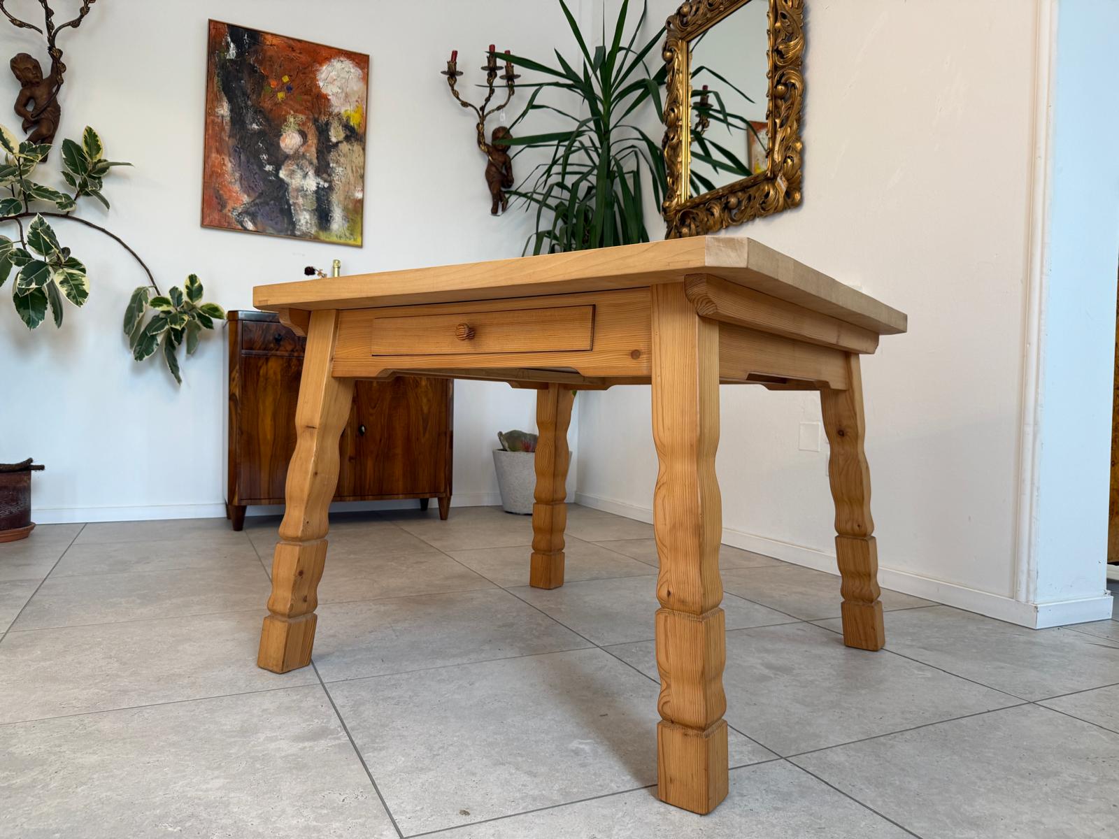 Alter Bauerntisch Beistelltisch Esstisch G1895